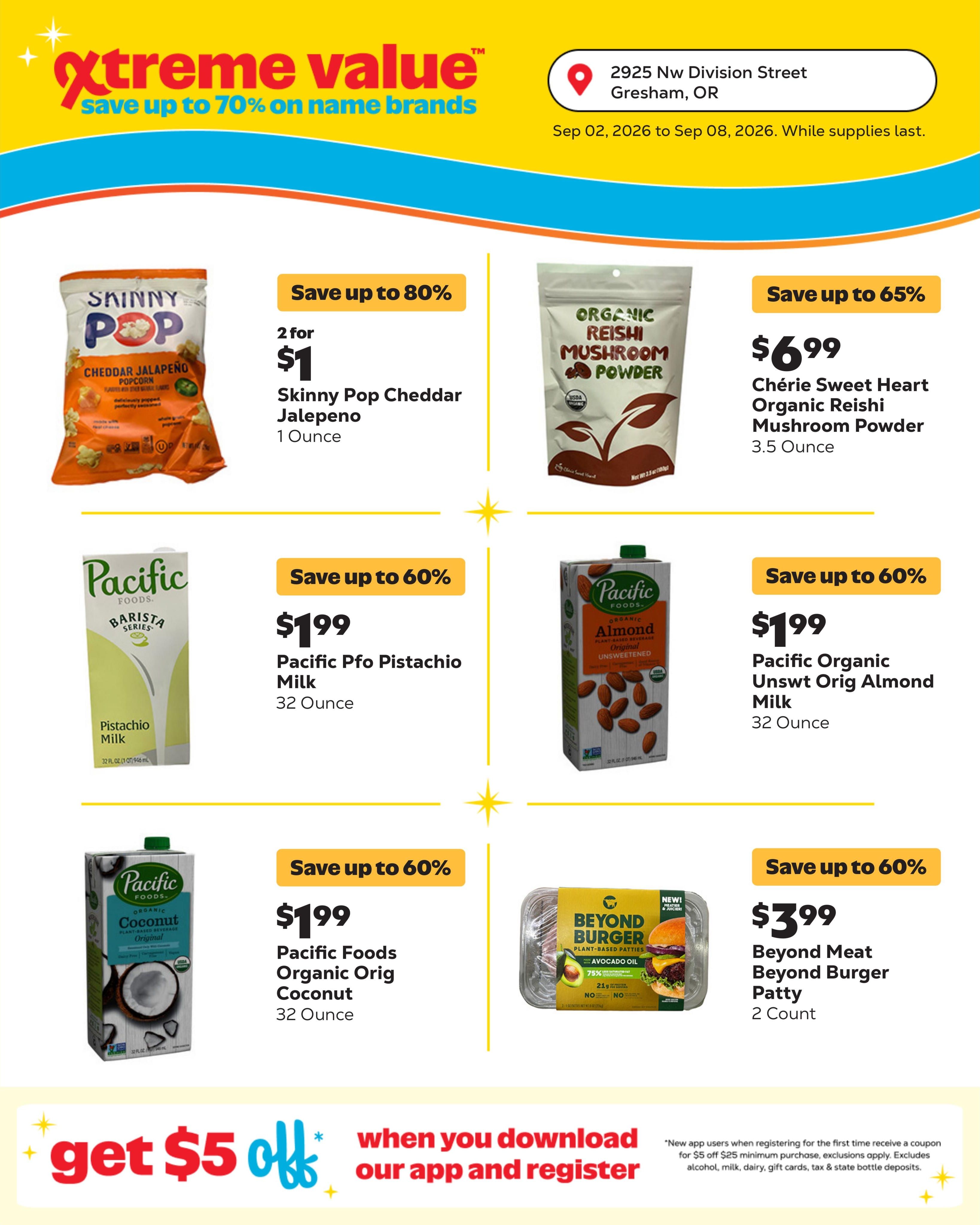 Grocery Outlet (Gresham Area, OR) Weekly Ad September 2 - 8, 2026