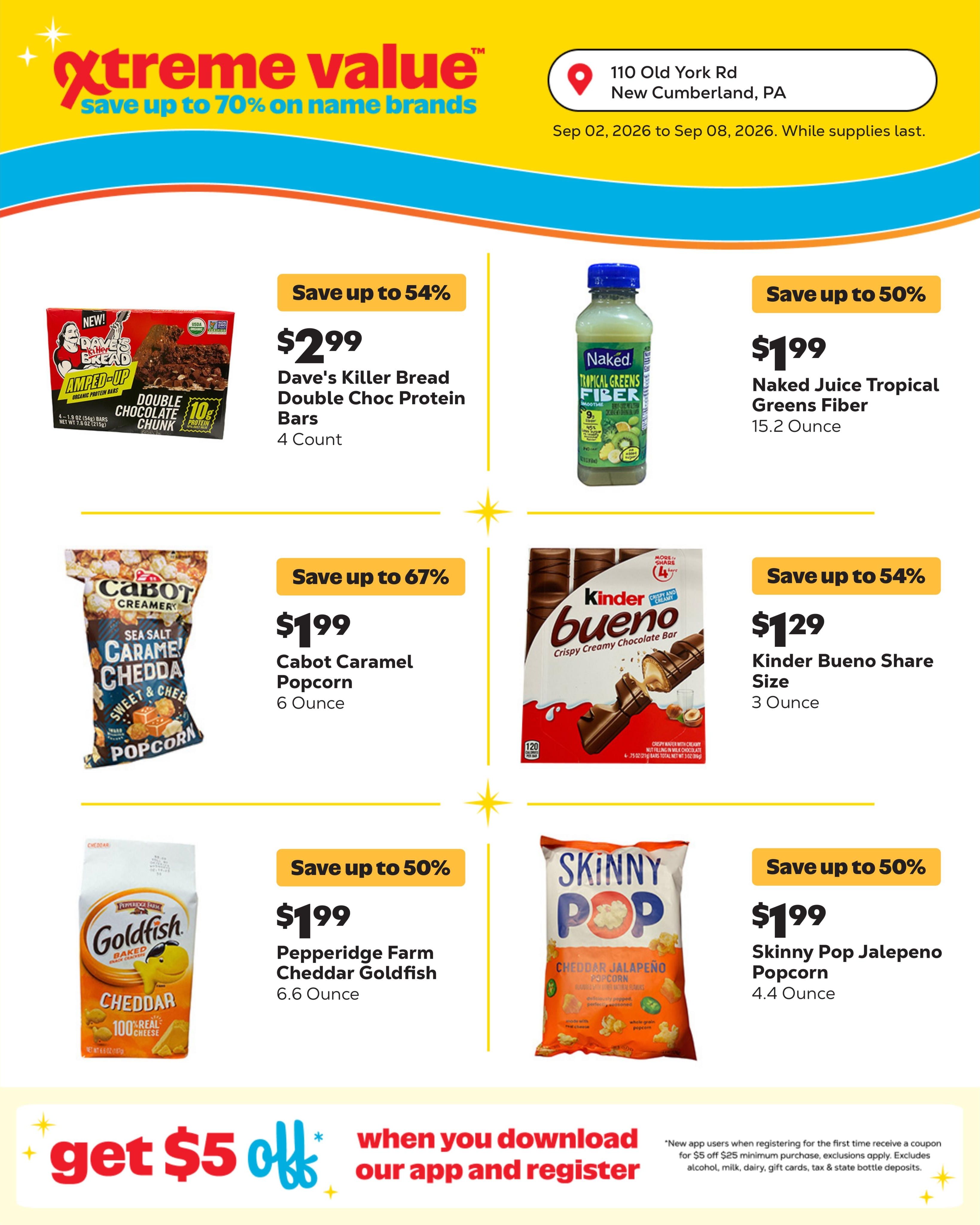 Grocery Outlet (Harrisburg Area, PA) Weekly Ad September 2 - 8, 2026