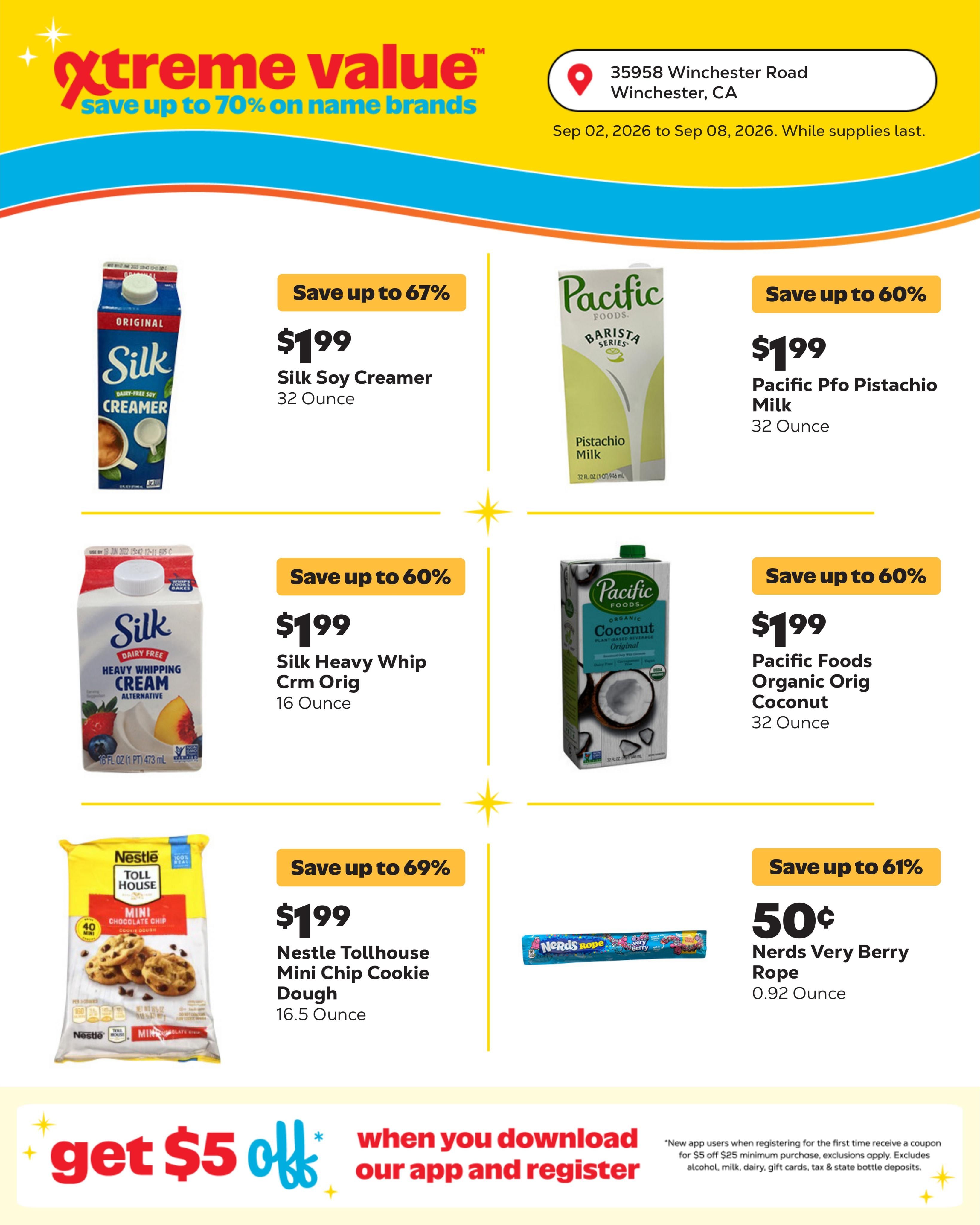 Grocery Outlet (Menifee Area, CA) Weekly Ad September 2 - 8, 2026