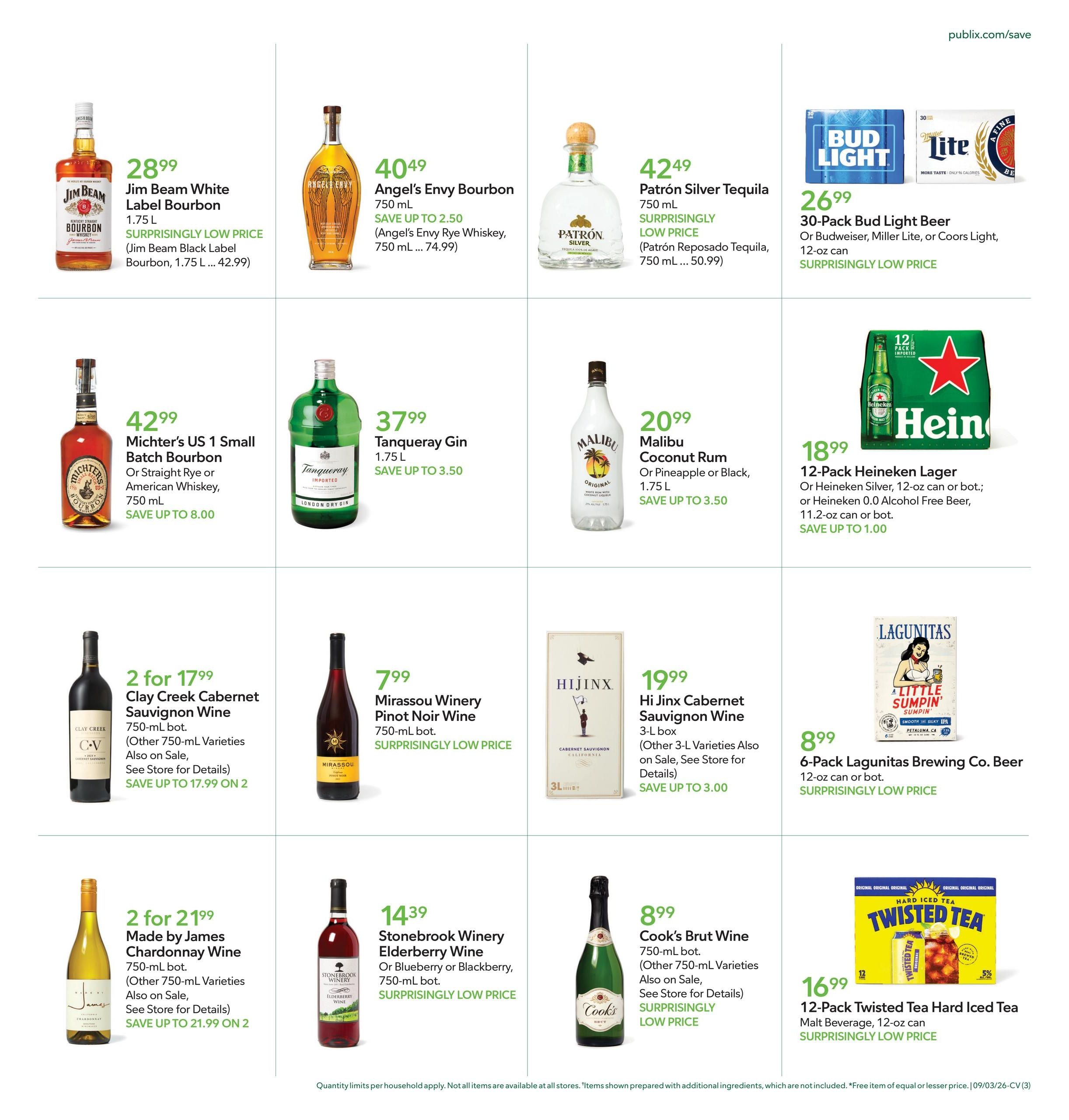 Publix (Bethlehem Area, IN) Weekly Ad September 2 - 8, 2026