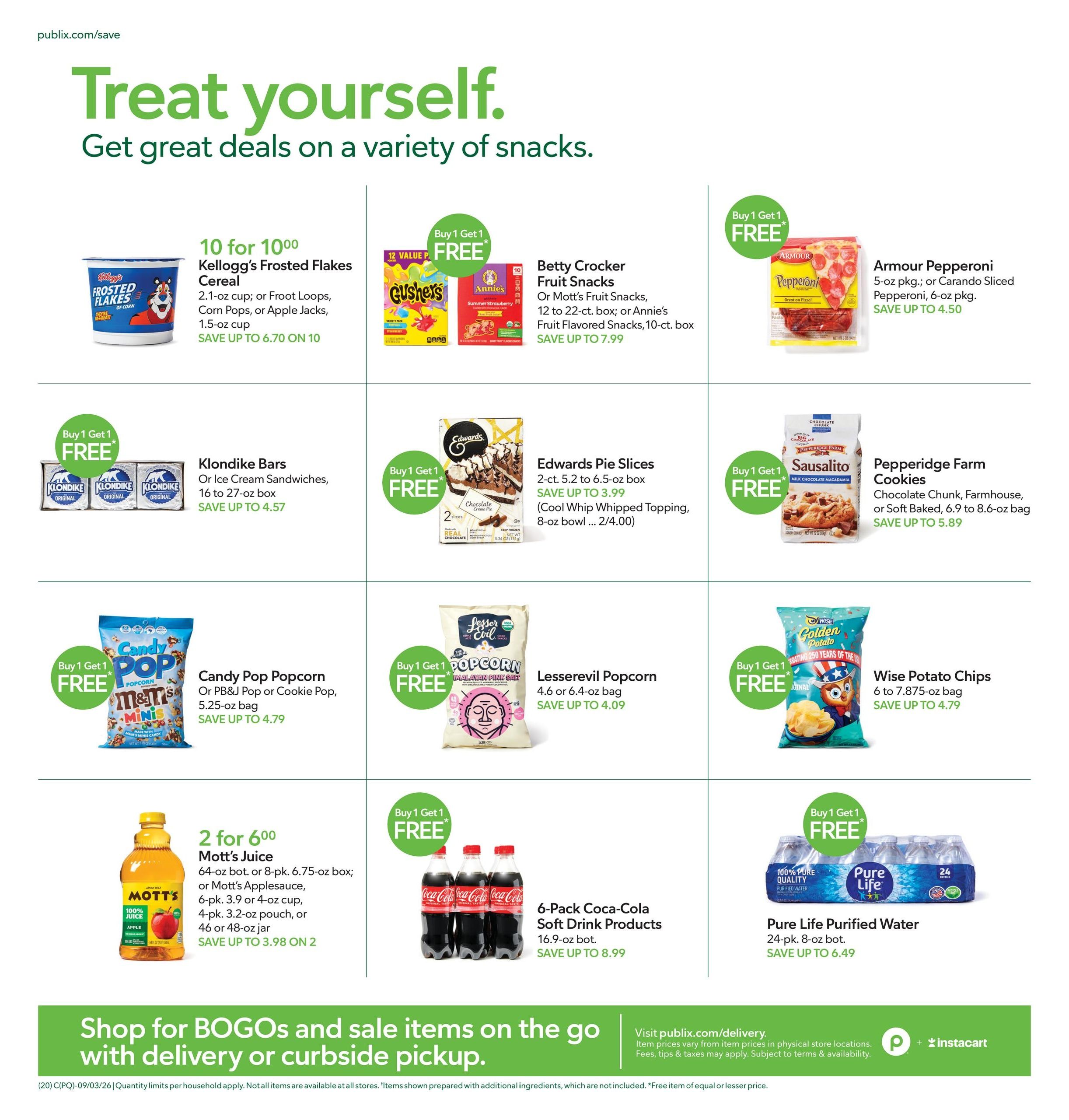 Publix (Dalton Area, GA) Weekly Ad September 2 - 8, 2026