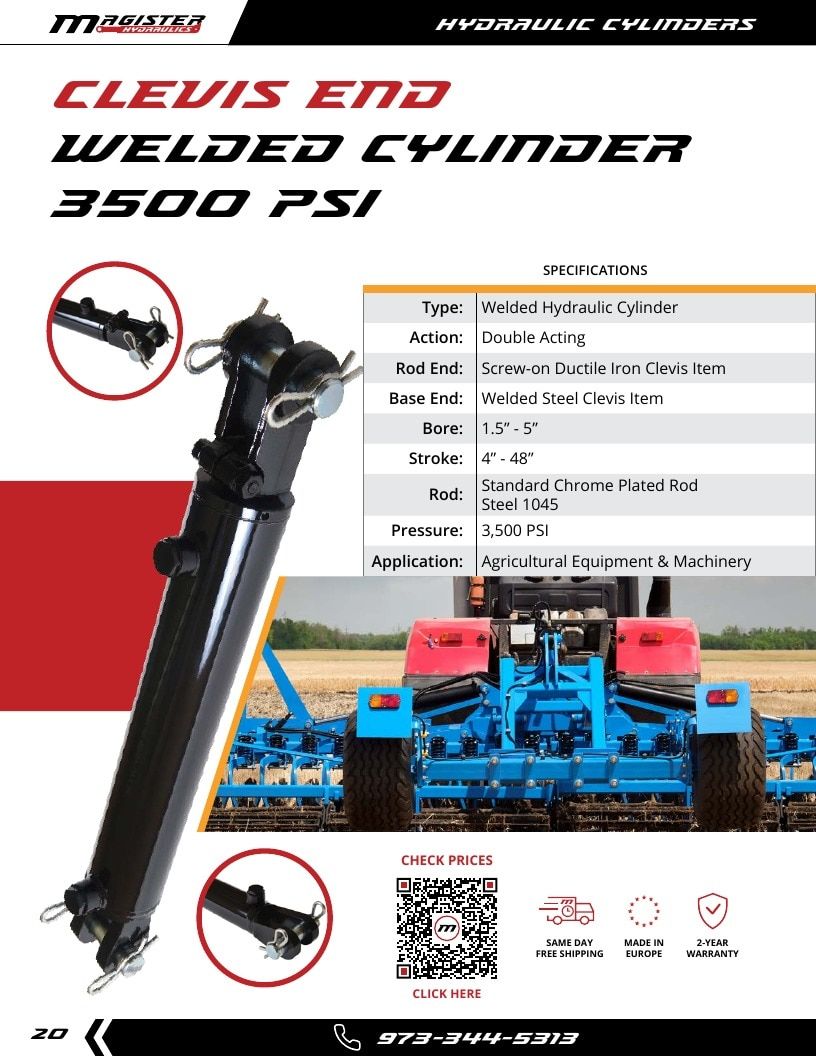 Magister Hydraulics Hydraulic Cylinders Catalog Weekly Ad January 1 - December 31, 2026