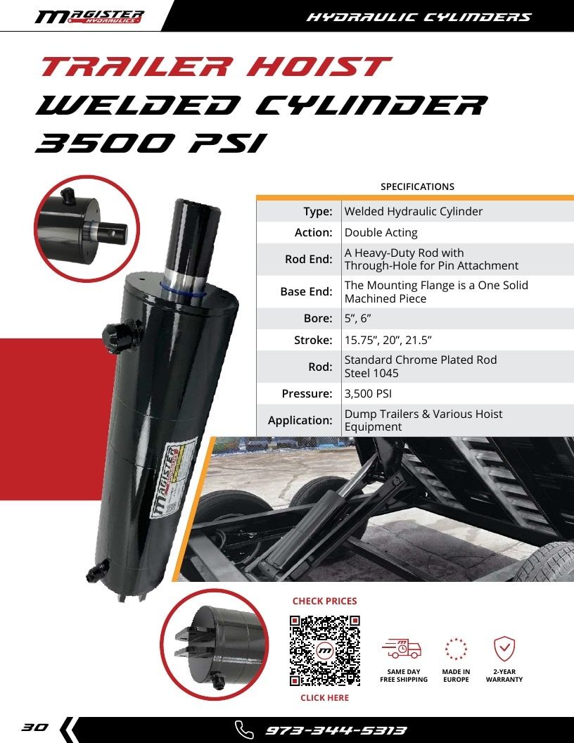 Magister Hydraulics Hydraulic Cylinders Catalog Weekly Ad January 1 - December 31, 2026