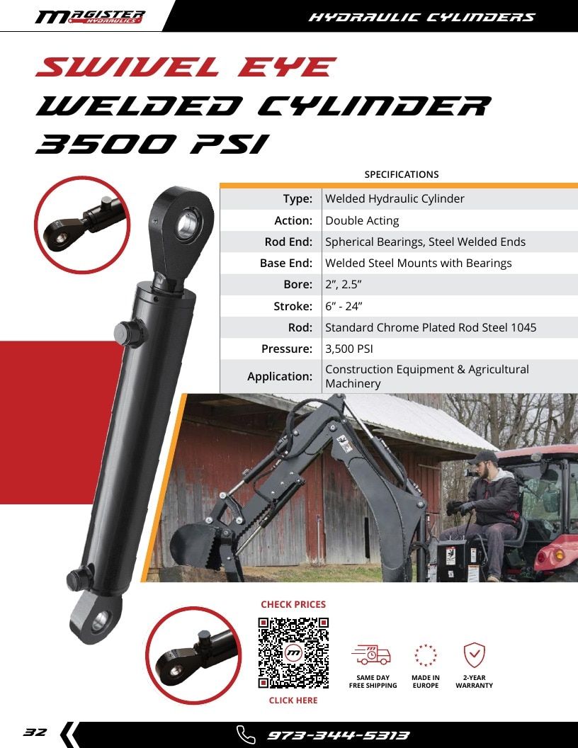 Magister Hydraulics Hydraulic Cylinders Catalog Weekly Ad January 1 - December 31, 2026