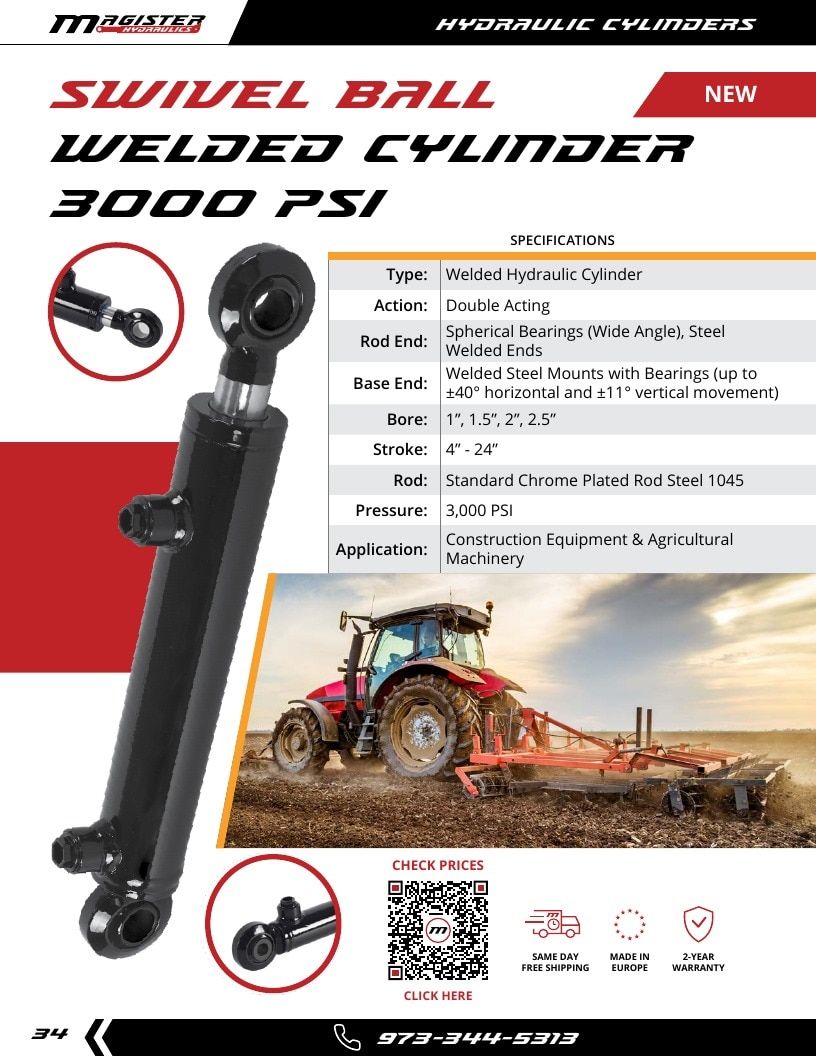 Magister Hydraulics Hydraulic Cylinders Catalog Weekly Ad January 1 - December 31, 2026