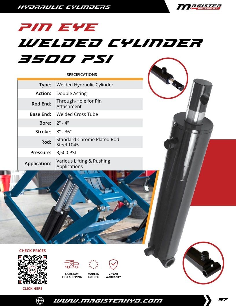 Magister Hydraulics Hydraulic Cylinders Catalog Weekly Ad January 1 - December 31, 2026