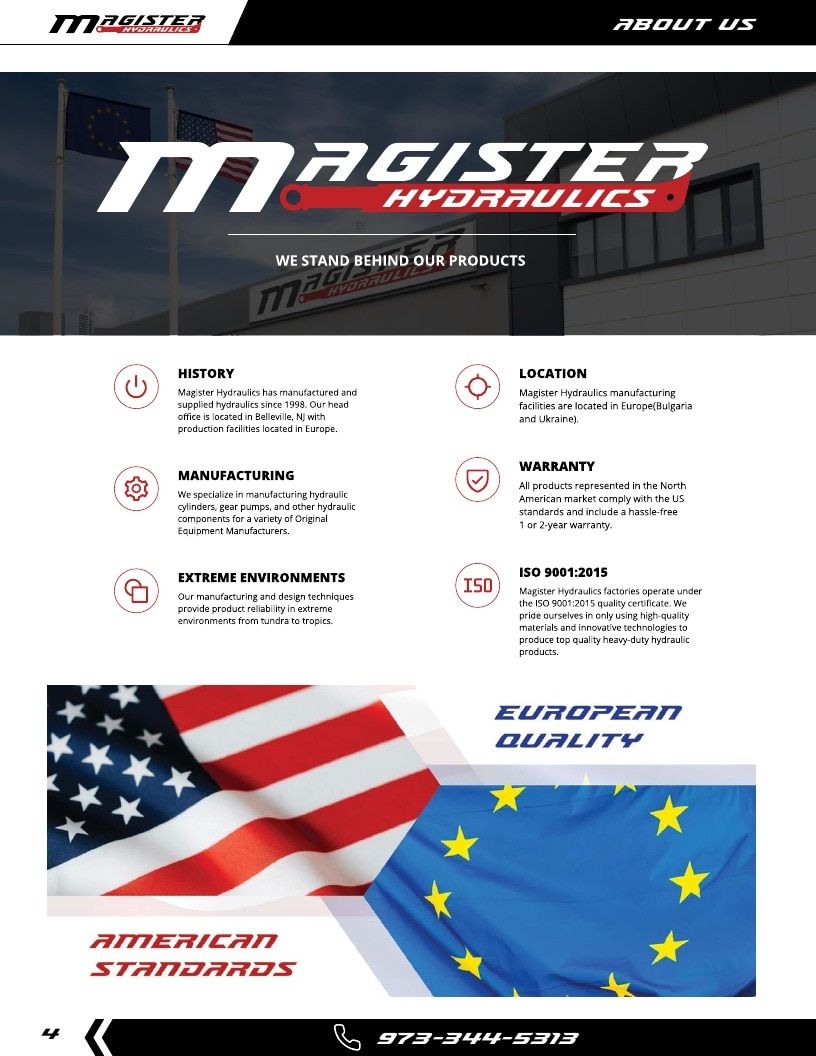 Magister Hydraulics Hydraulic Cylinders Catalog Weekly Ad January 1 - December 31, 2026