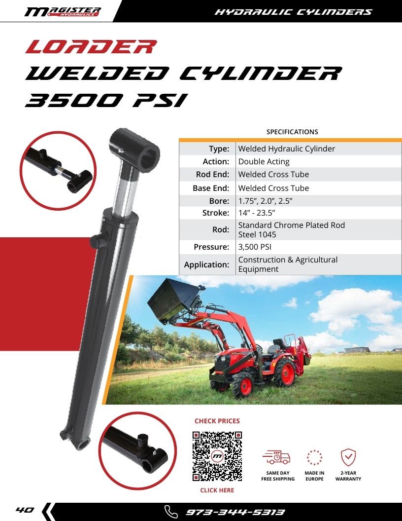 Magister Hydraulics Hydraulic Cylinders Catalog Weekly Ad January 1 - December 31, 2026