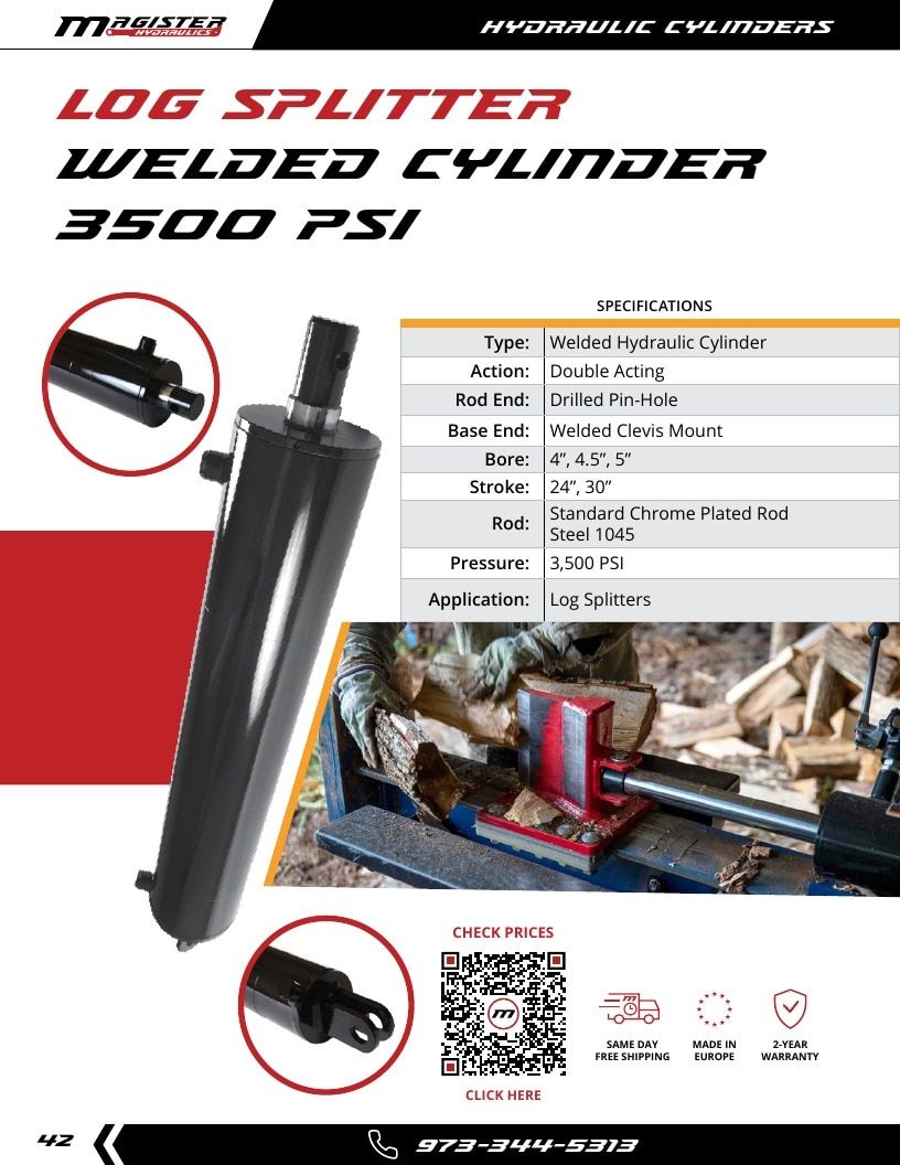 Magister Hydraulics Hydraulic Cylinders Catalog Weekly Ad January 1 - December 31, 2026