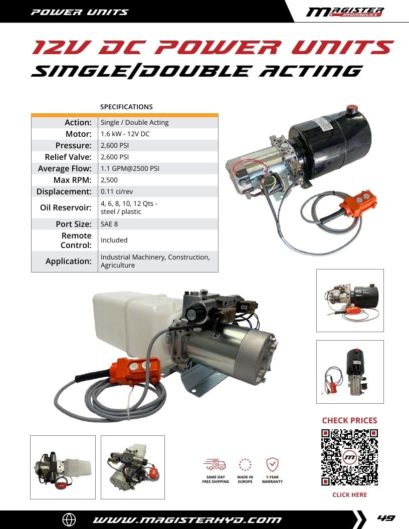 Magister Hydraulics Hydraulic Cylinders Catalog Weekly Ad January 1 - December 31, 2026