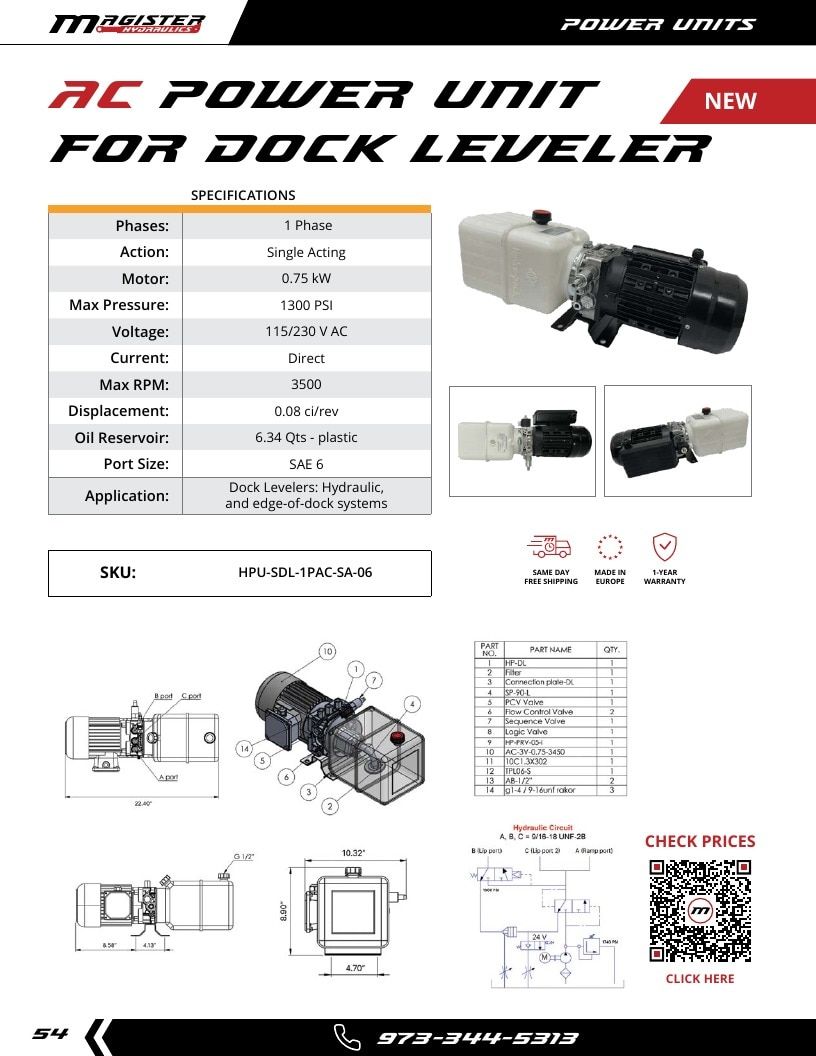 Magister Hydraulics Hydraulic Cylinders Catalog Weekly Ad January 1 - December 31, 2026