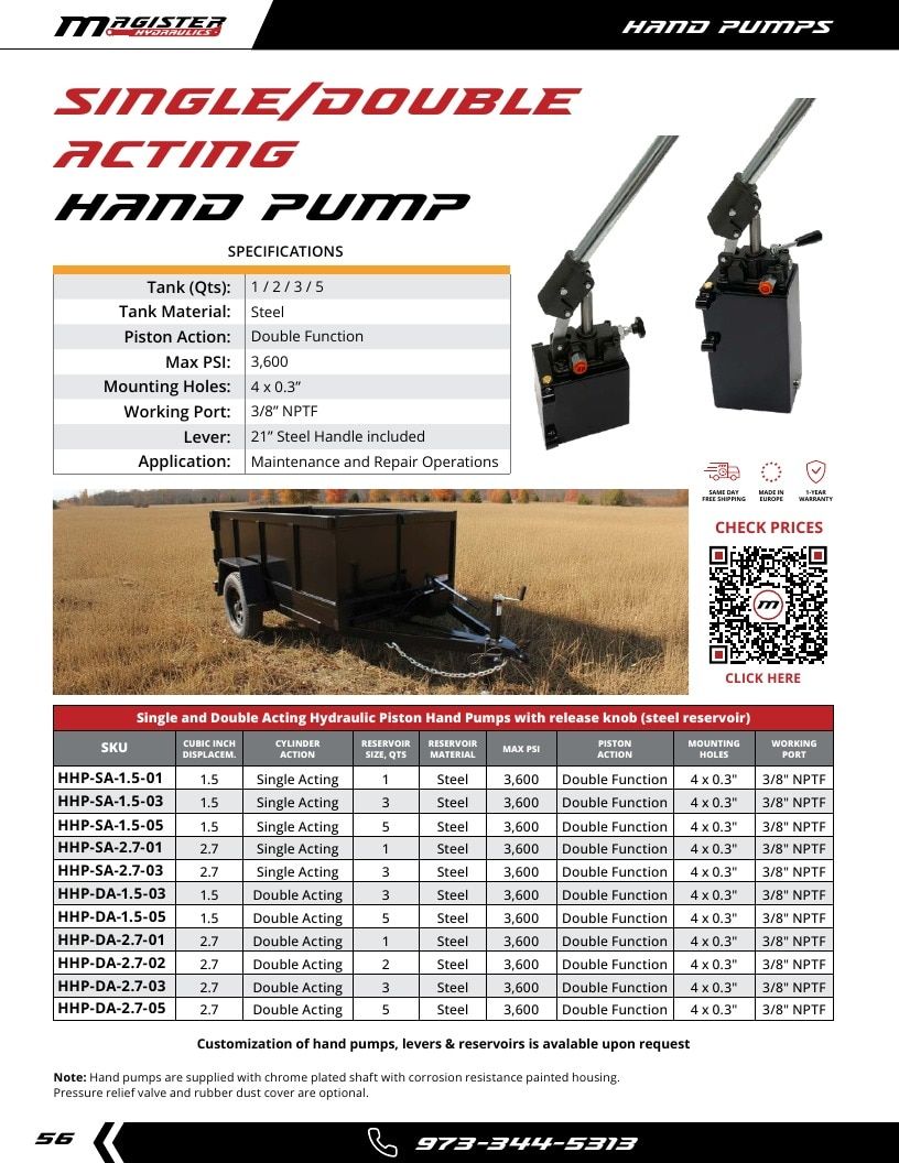 Magister Hydraulics Hydraulic Cylinders Catalog Weekly Ad January 1 - December 31, 2026