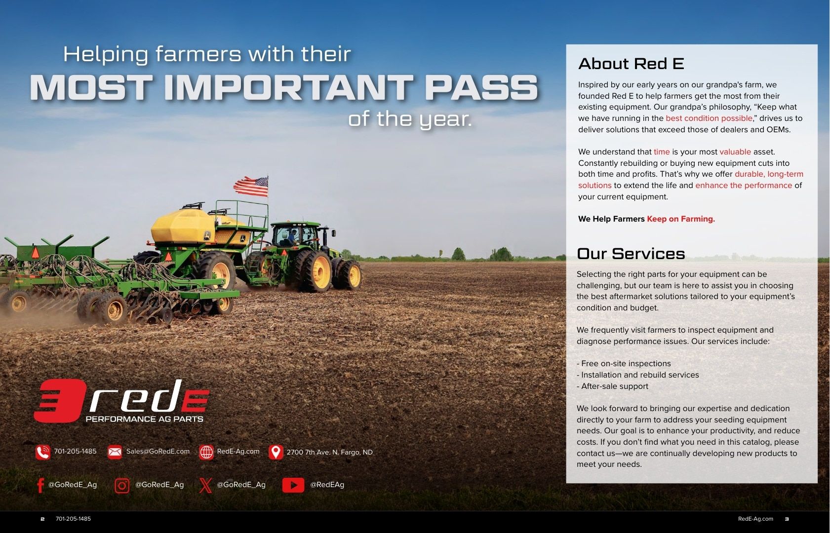 RedE-Ag Agricultural Parts Catalog Weekly Ad January 1 - December 31, 2026