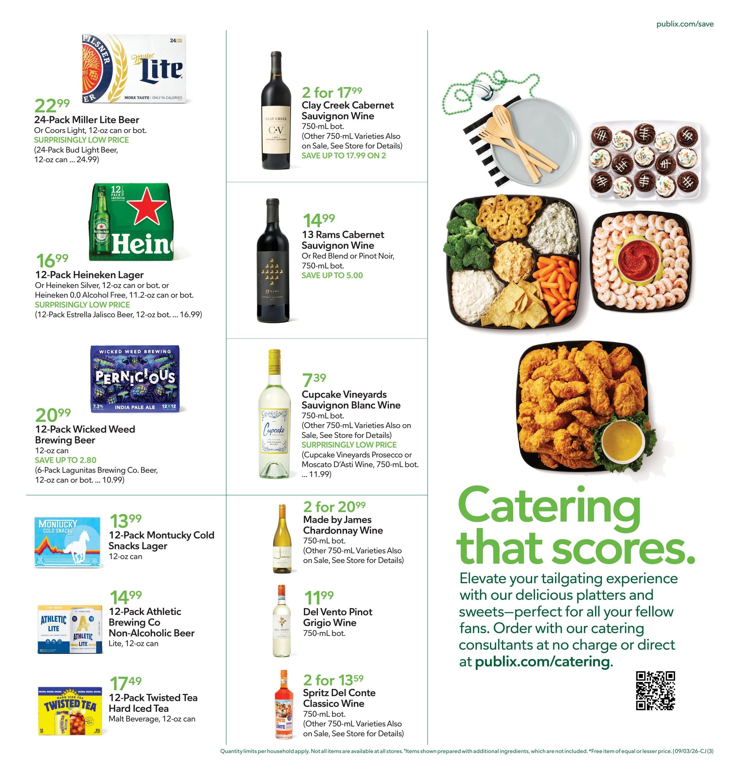 Publix (Beulaville Area, NC) Weekly Ad September 2 - 8, 2026