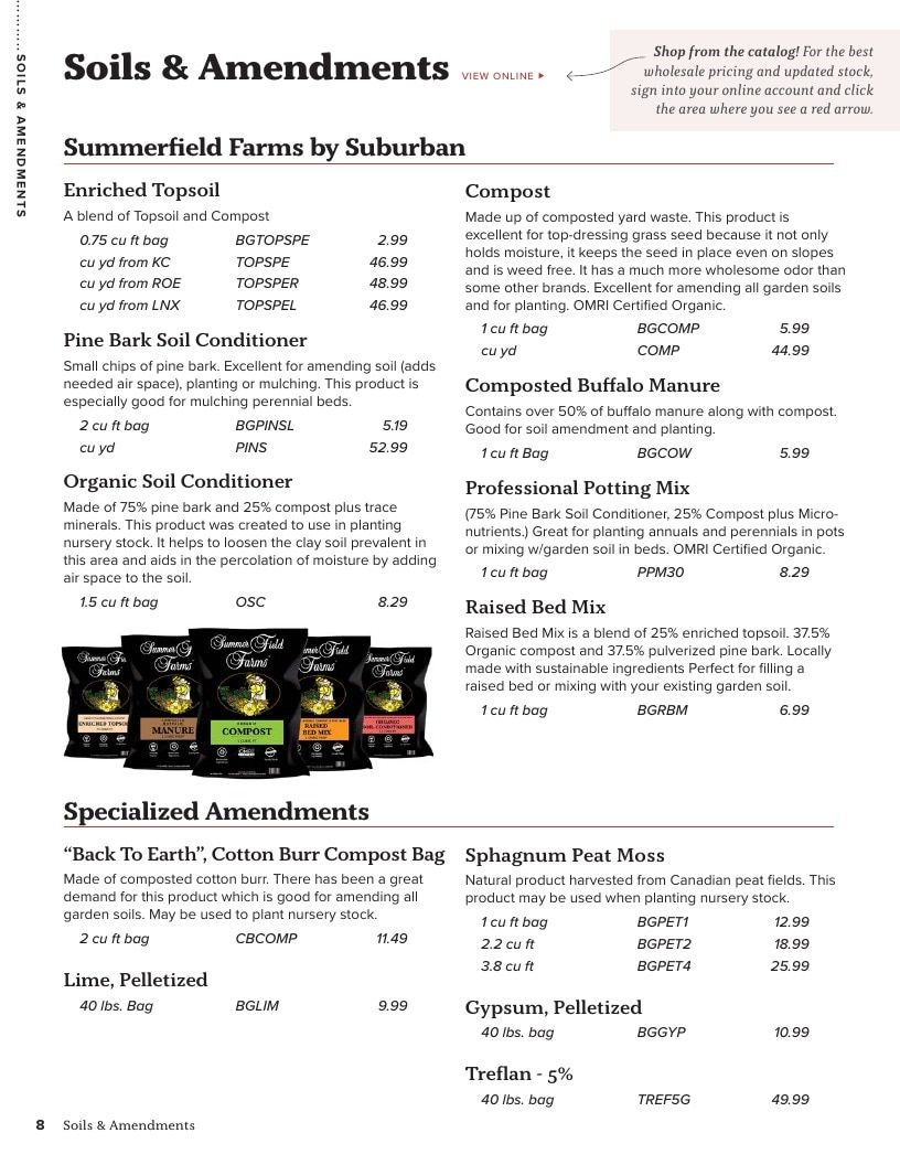 Suburban Lawn & Garden Green Industry Catalog Weekly Ad January 1 - December 31, 2026