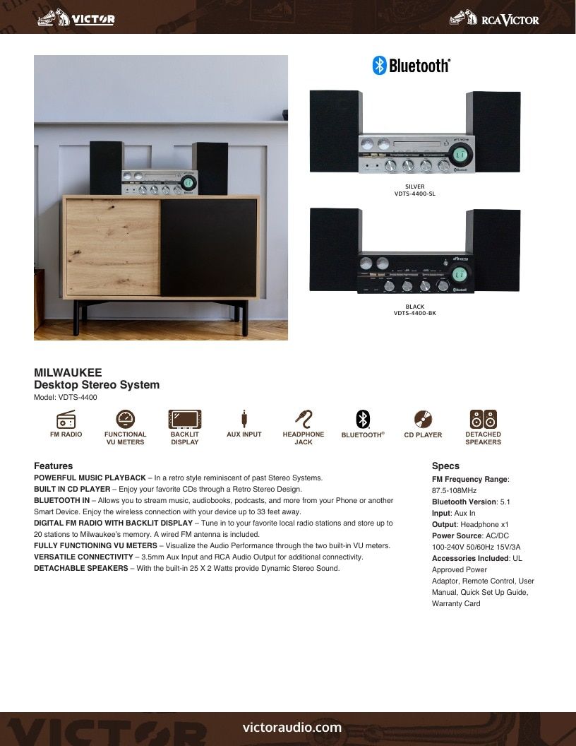 Victor Audio Audio Products Catalog Weekly Ad January 1 - December 31, 2026