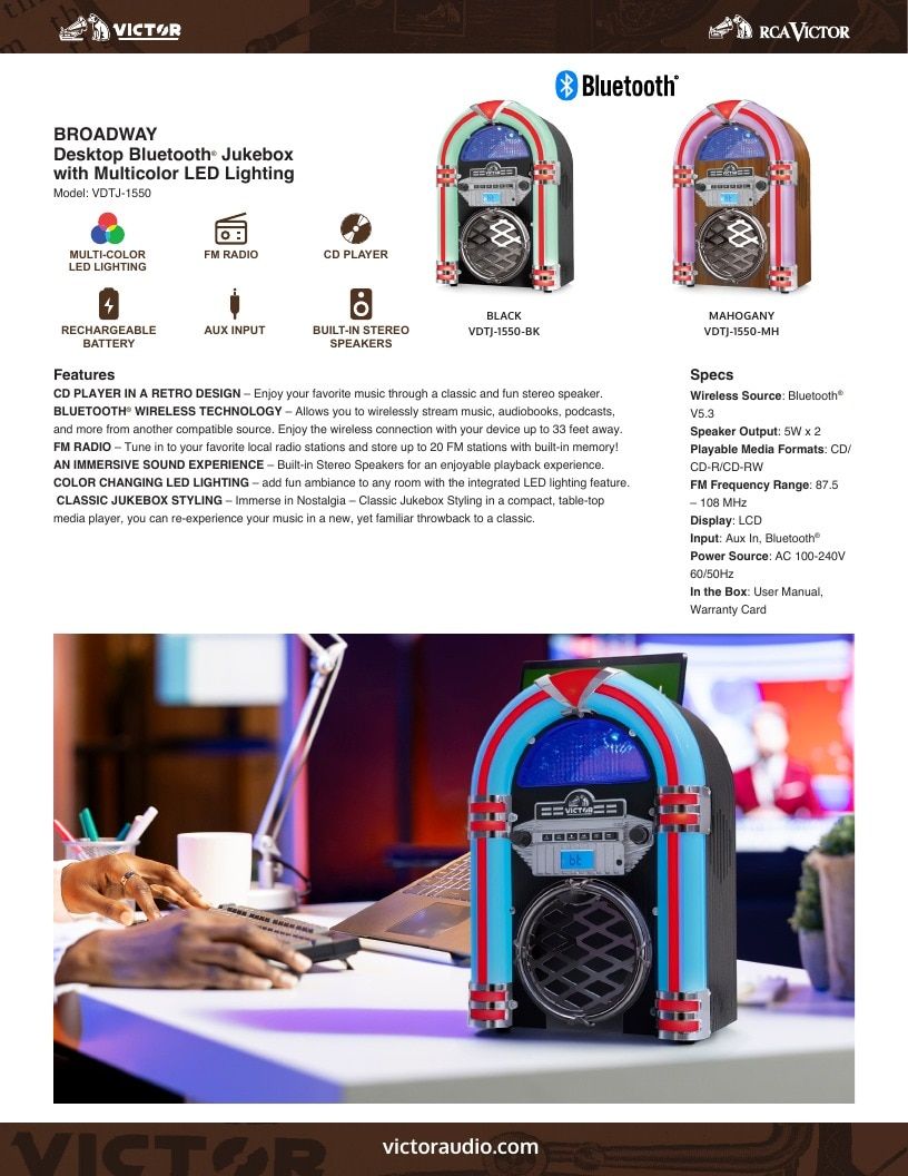 Victor Audio Audio Products Catalog Weekly Ad January 1 - December 31, 2026