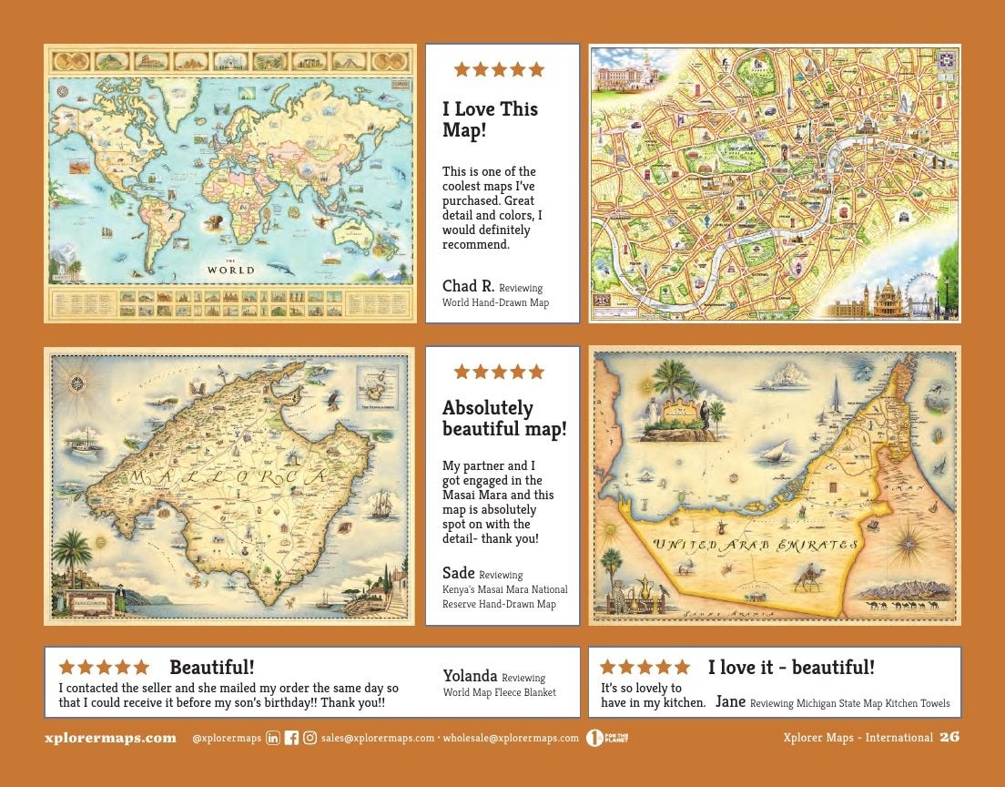 Xplorer Maps Maps and Gifts Catalog Weekly Ad January 1 - December 31, 2026