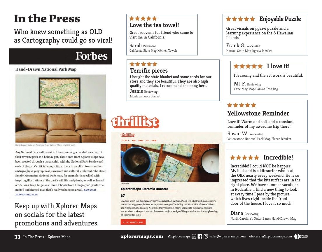 Xplorer Maps Maps and Gifts Catalog Weekly Ad January 1 - December 31, 2026