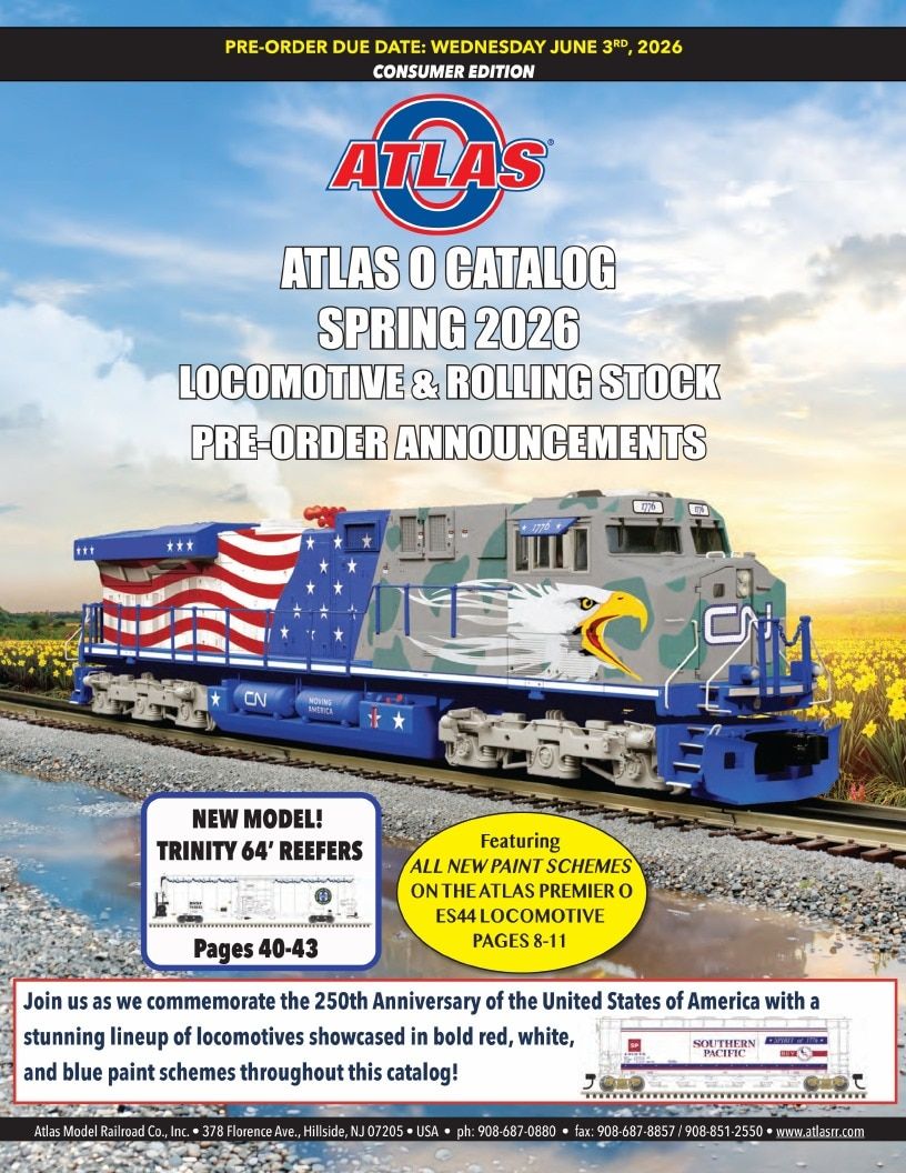 Atlas Model Railroad Model Railroad Catalog Weekly Ad January 1 - December 31, 2026