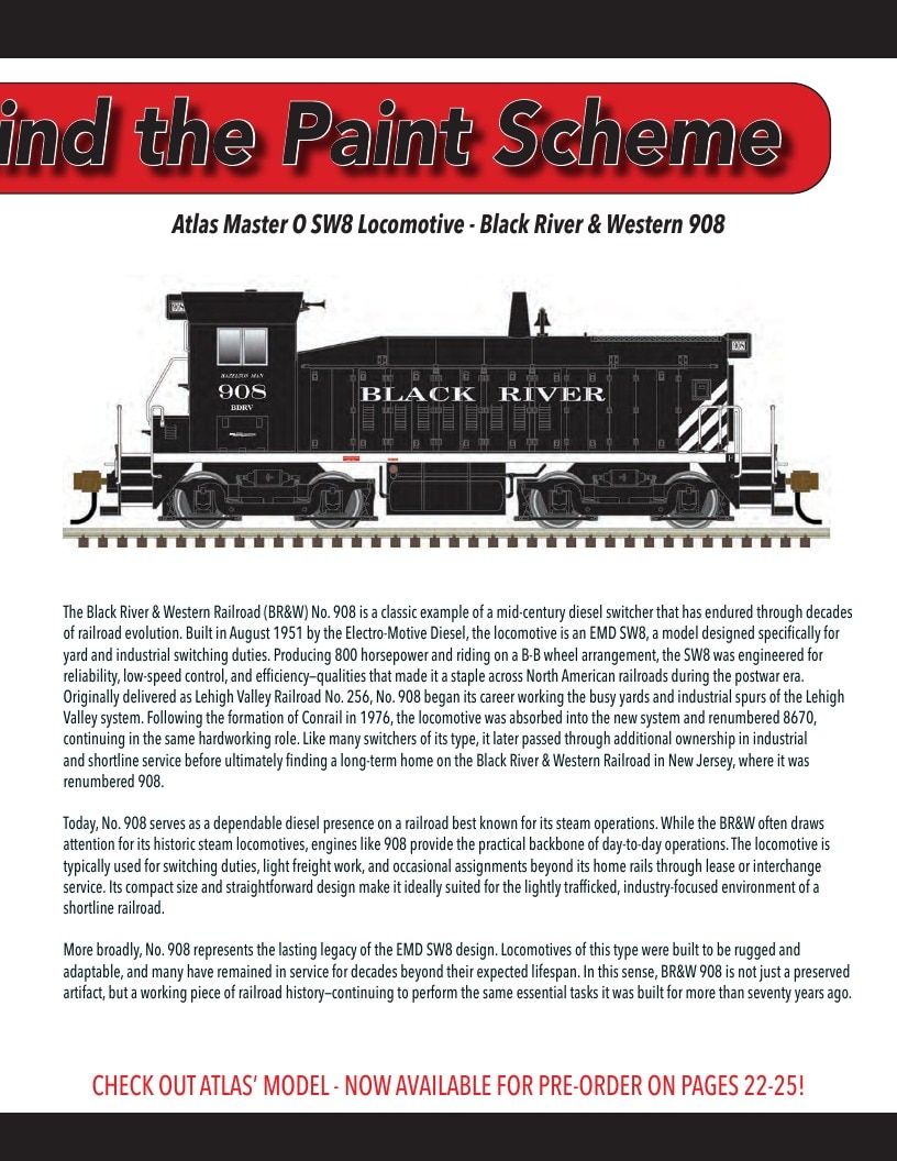 Atlas Model Railroad Model Railroad Catalog Weekly Ad January 1 - December 31, 2026