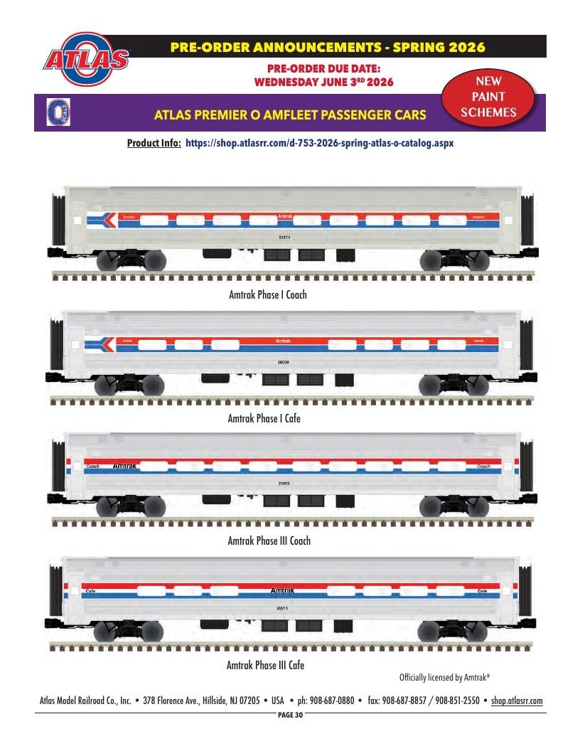 Atlas Model Railroad Model Railroad Catalog Weekly Ad January 1 - December 31, 2026