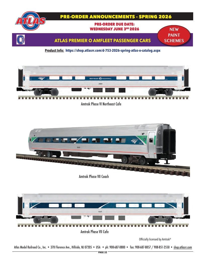 Atlas Model Railroad Model Railroad Catalog Weekly Ad January 1 - December 31, 2026
