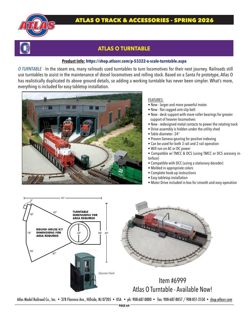 Atlas Model Railroad Model Railroad Catalog Weekly Ad January 1 - December 31, 2026