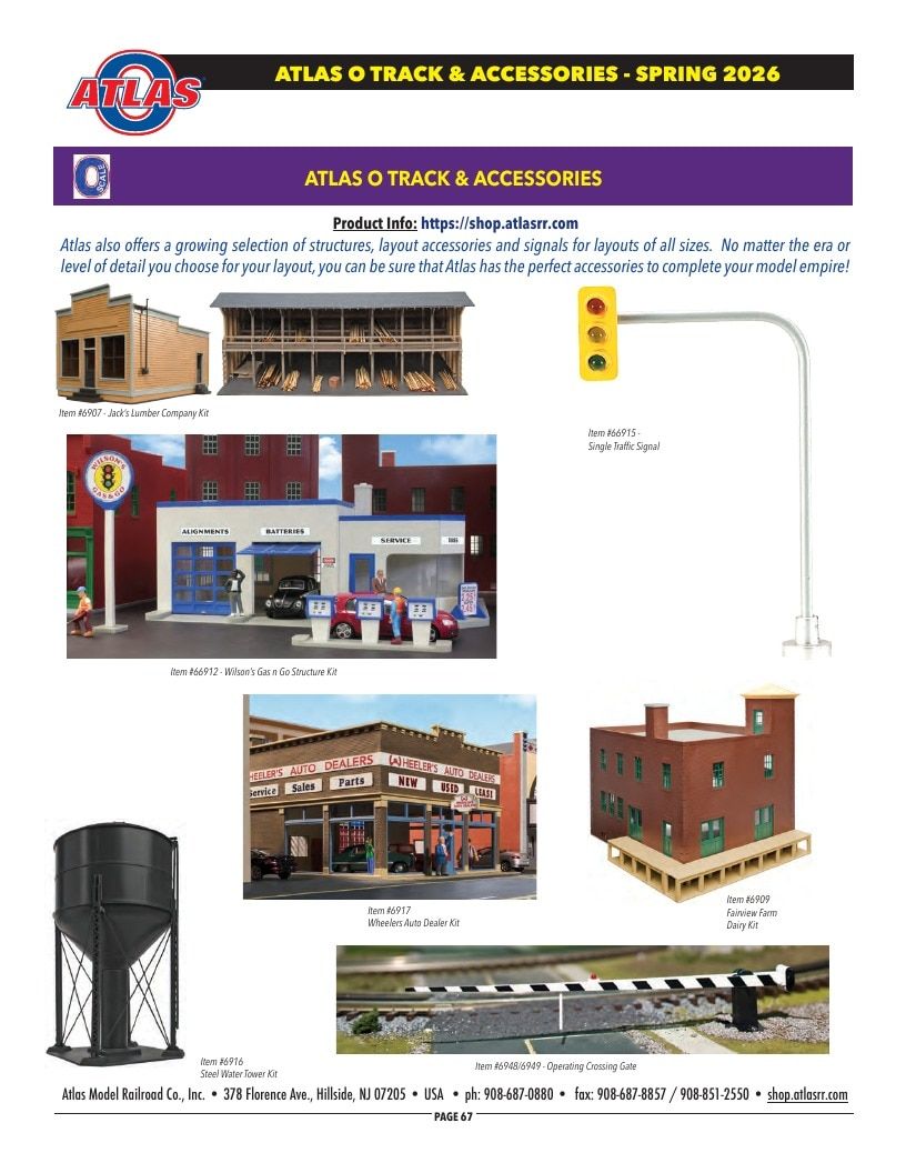 Atlas Model Railroad Model Railroad Catalog Weekly Ad January 1 - December 31, 2026