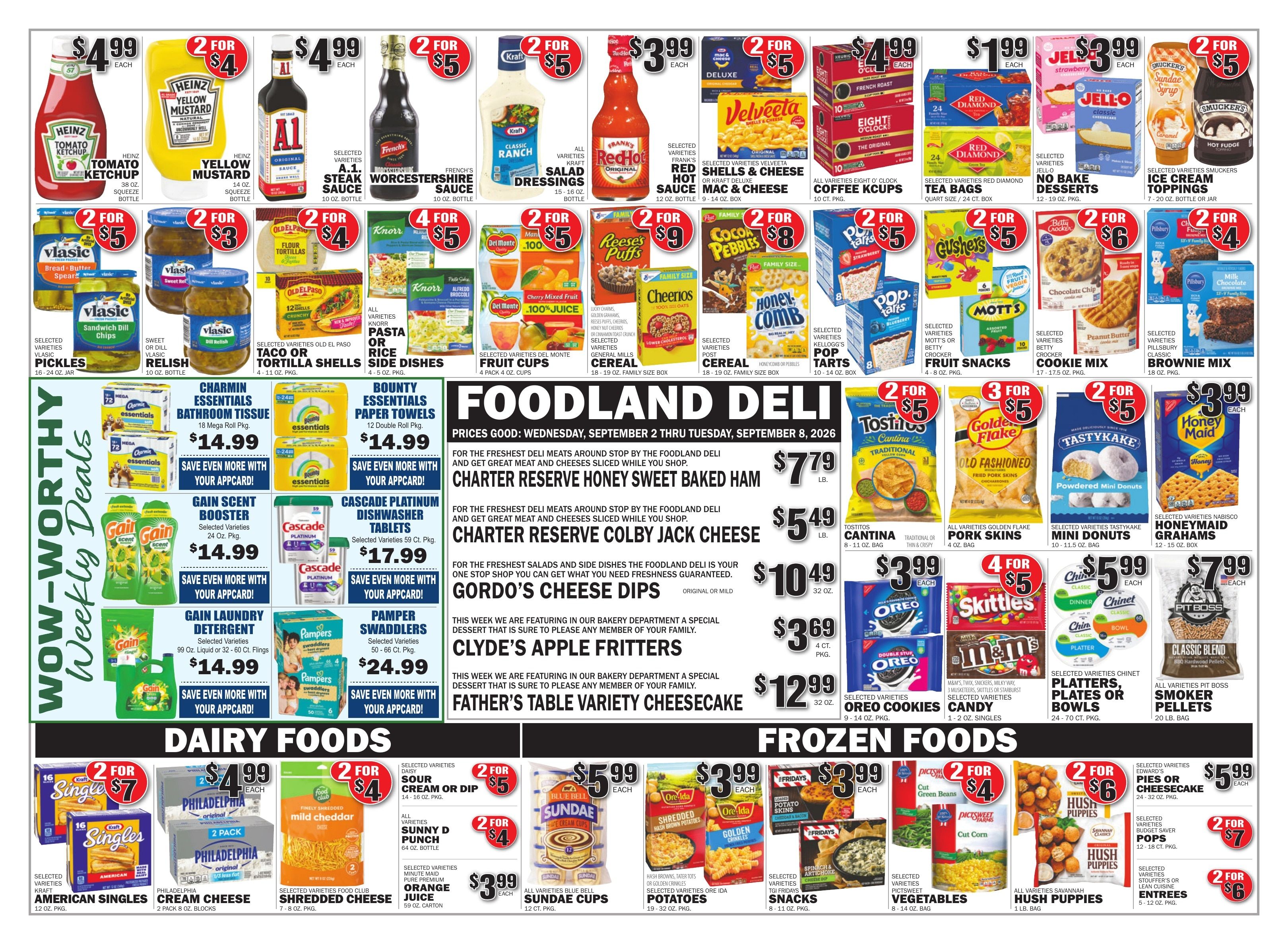 Gateway Foodland (Alabama) Weekly Ad September 2 - 8, 2026