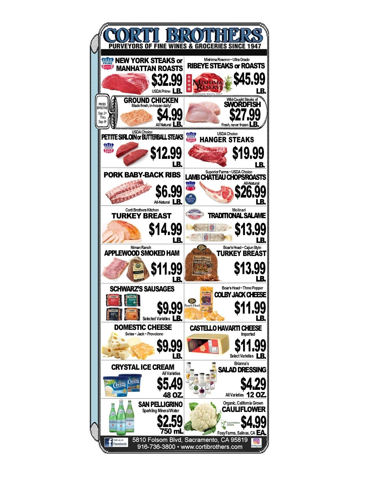 Corti Brothers Weekly Ad September 2 - 8, 2026