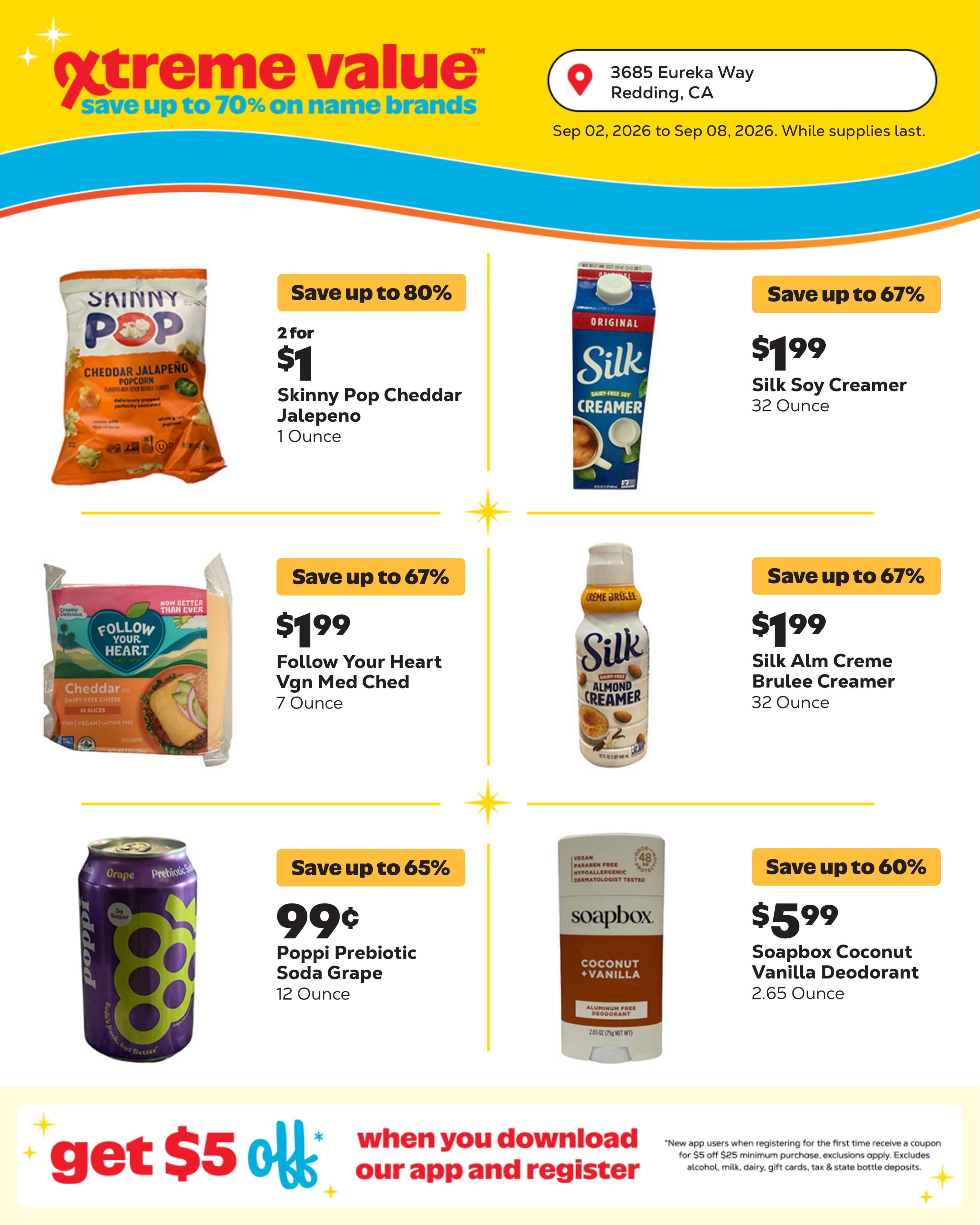 Grocery Outlet (Redding Area, CA) Weekly Ad September 2 - 8, 2026