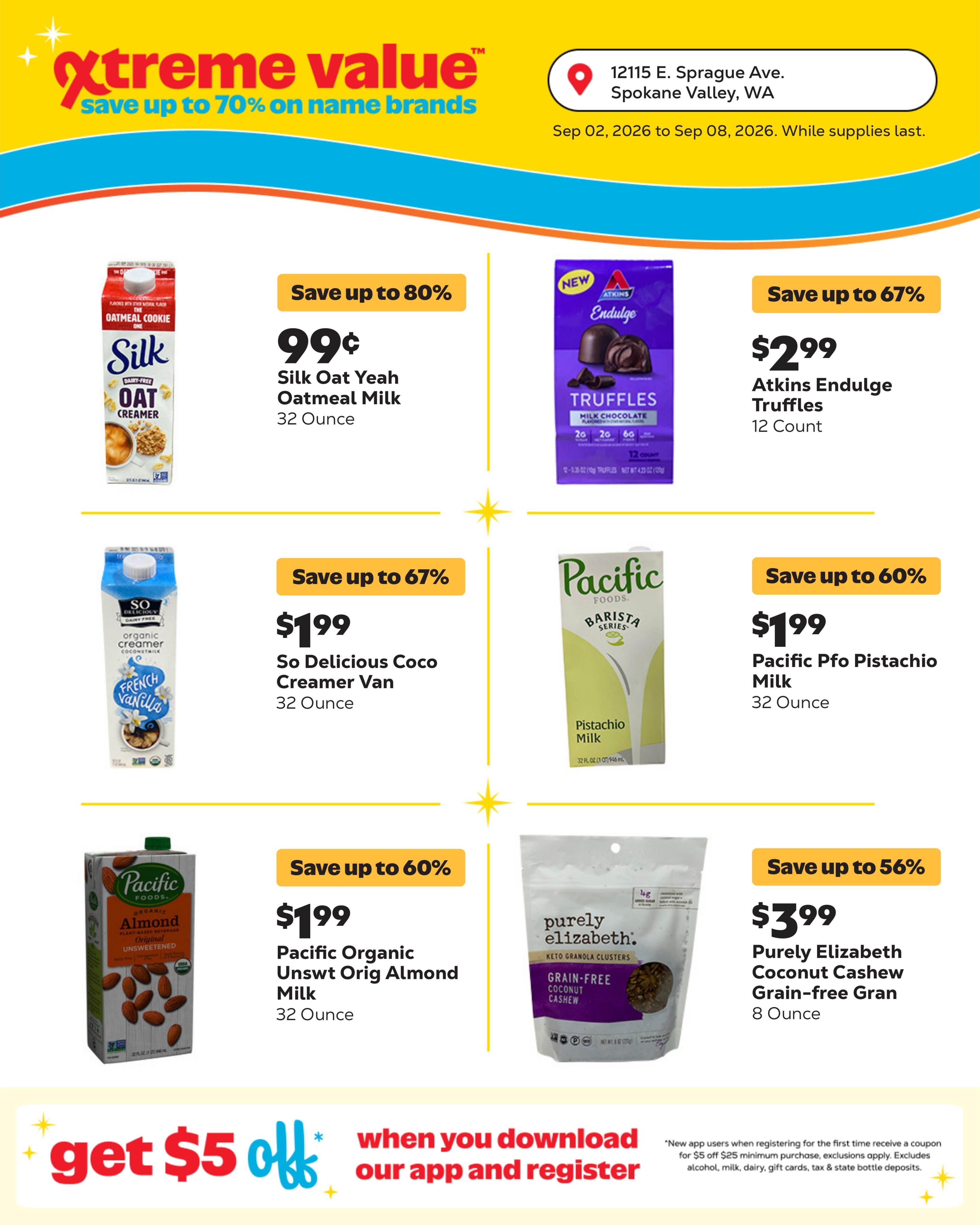 Grocery Outlet (Spokane Valley Area, WA) Weekly Ad September 2 - 8, 2026