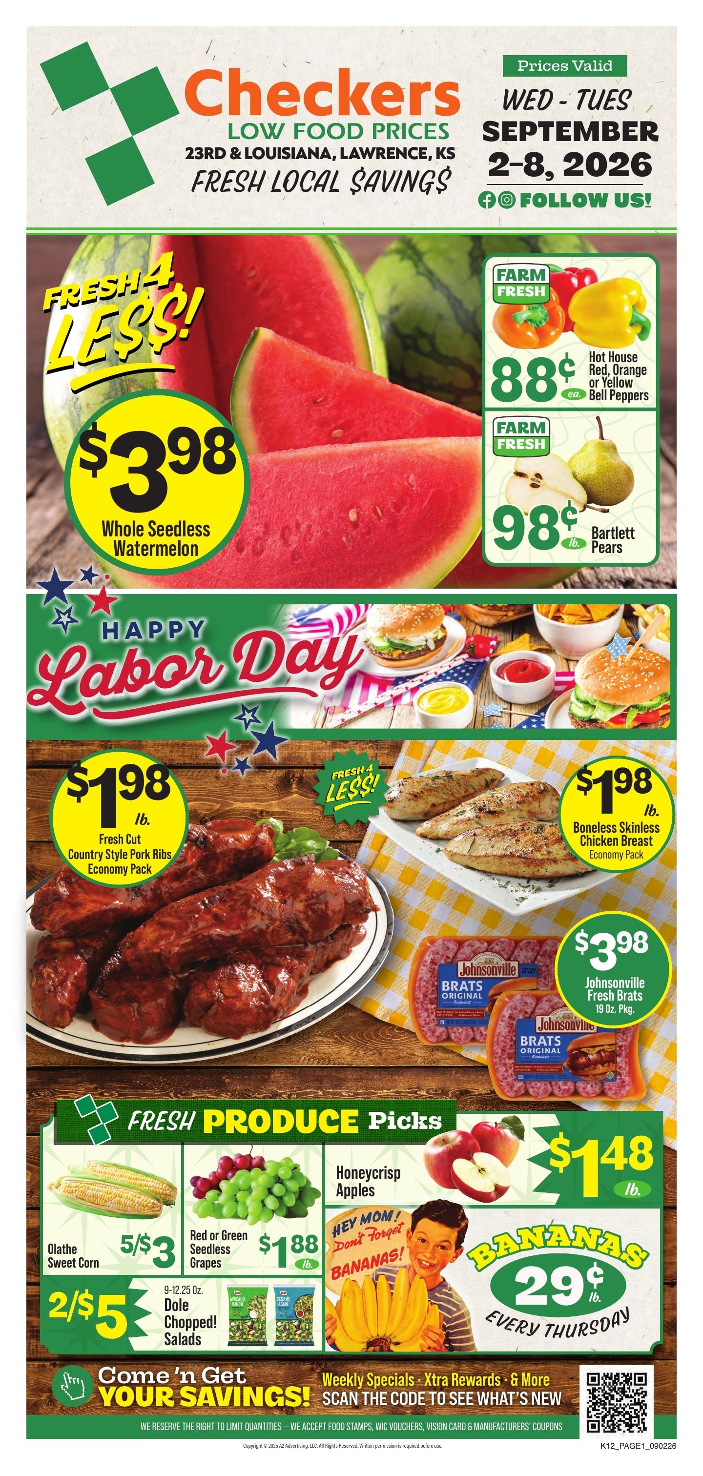 Checkers Foods Weekly Ad September 2 - 8, 2026