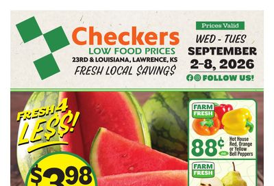 Checkers Foods Weekly Ad September 2 - 8, 2026