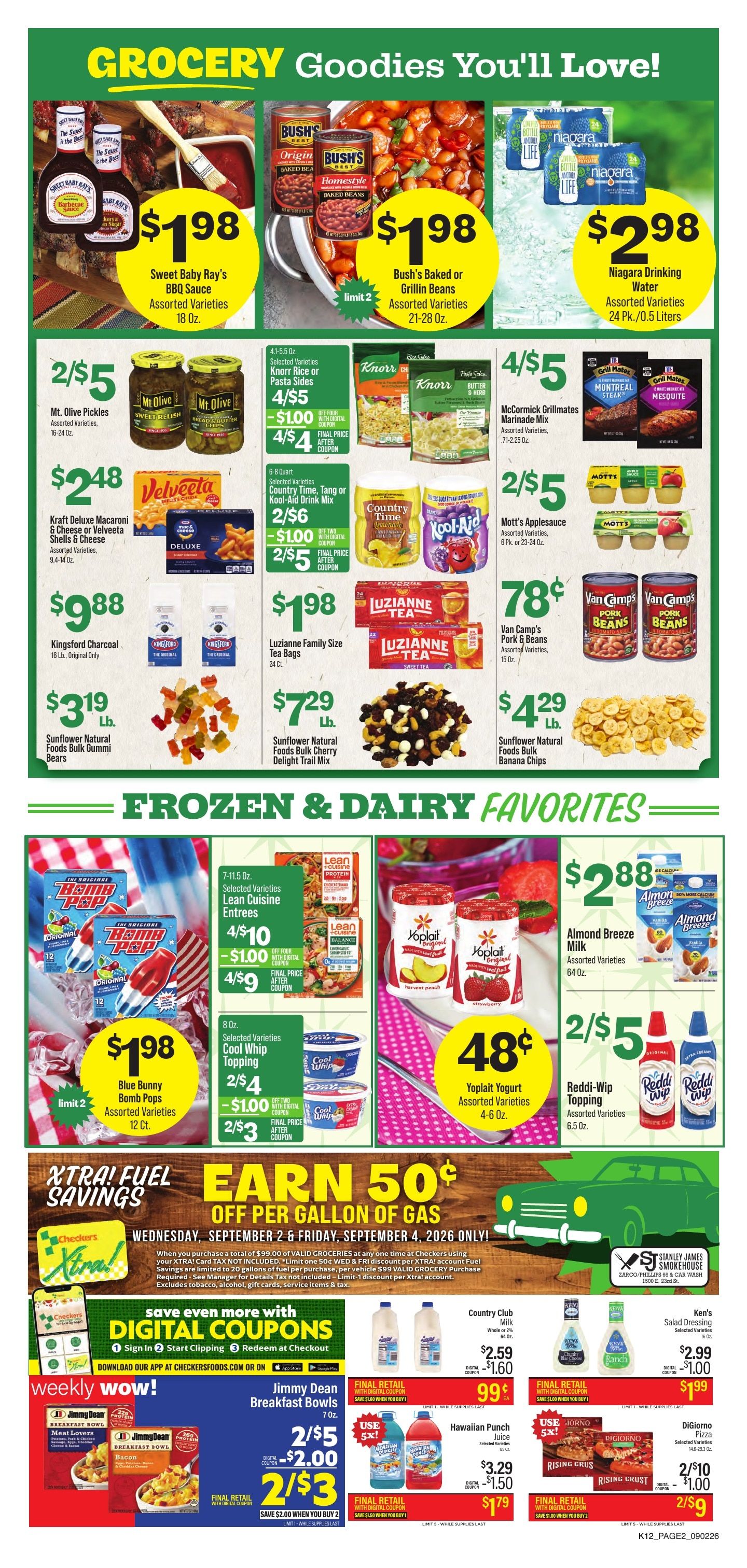 Checkers Foods Weekly Ad September 2 - 8, 2026