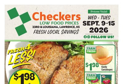 Checkers Foods Weekly Ad September 9 - 15, 2026