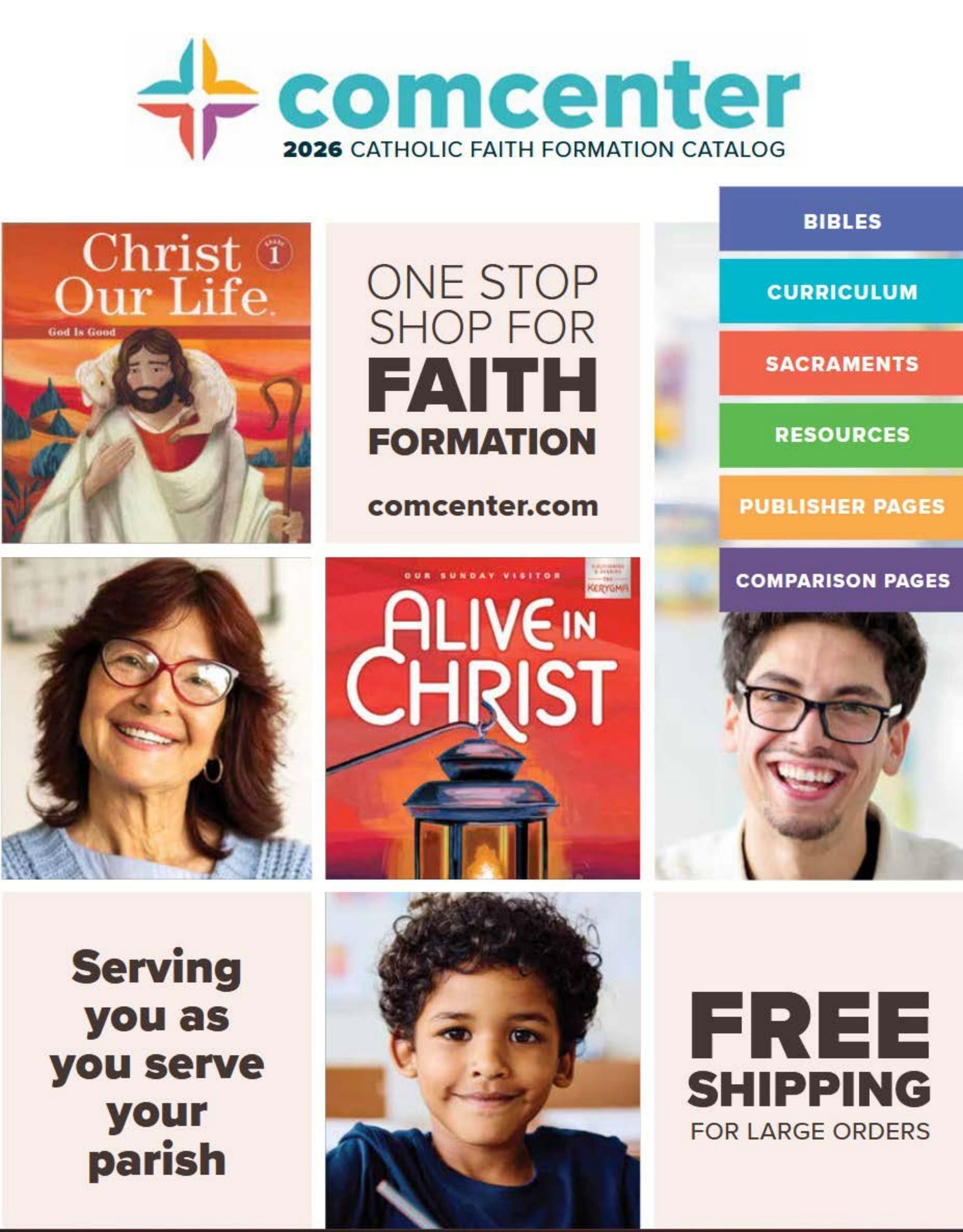 Comcenter Faith Formation Catalog Weekly Ad January 1 - December 31, 2026