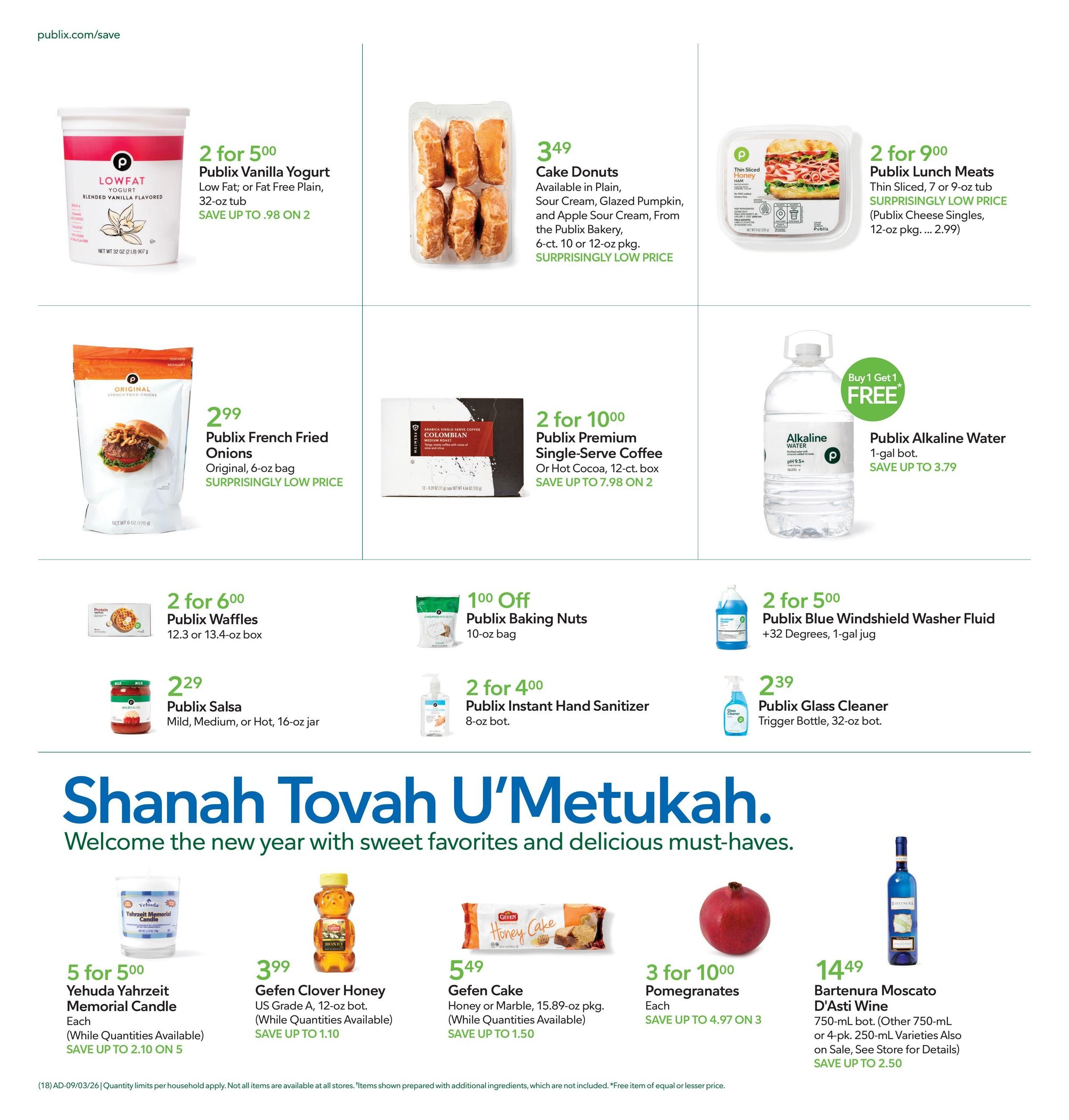 Publix (Columbus Area, GA) Weekly Ad September 2 - 8, 2026