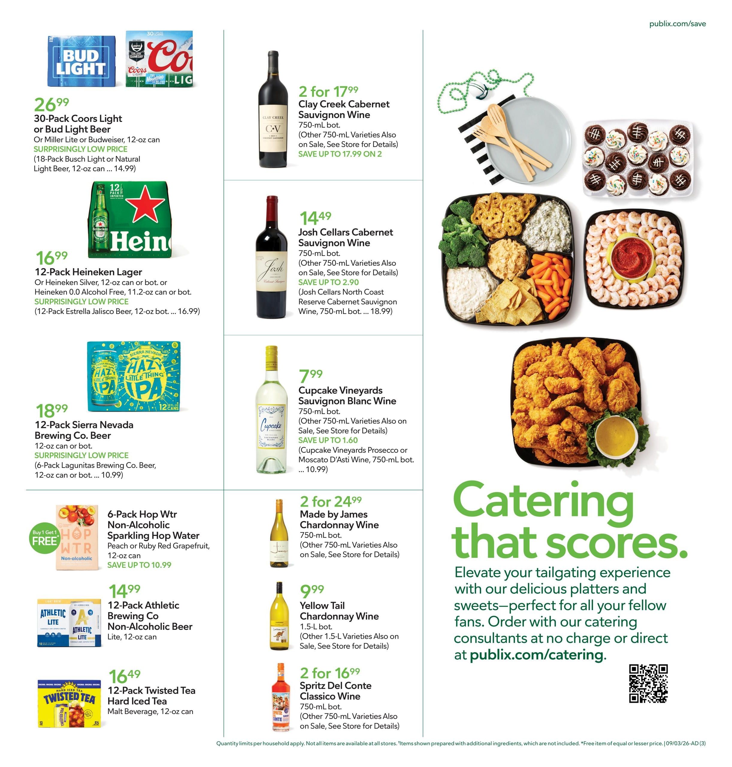 Publix (Columbus Area, GA) Weekly Ad September 2 - 8, 2026
