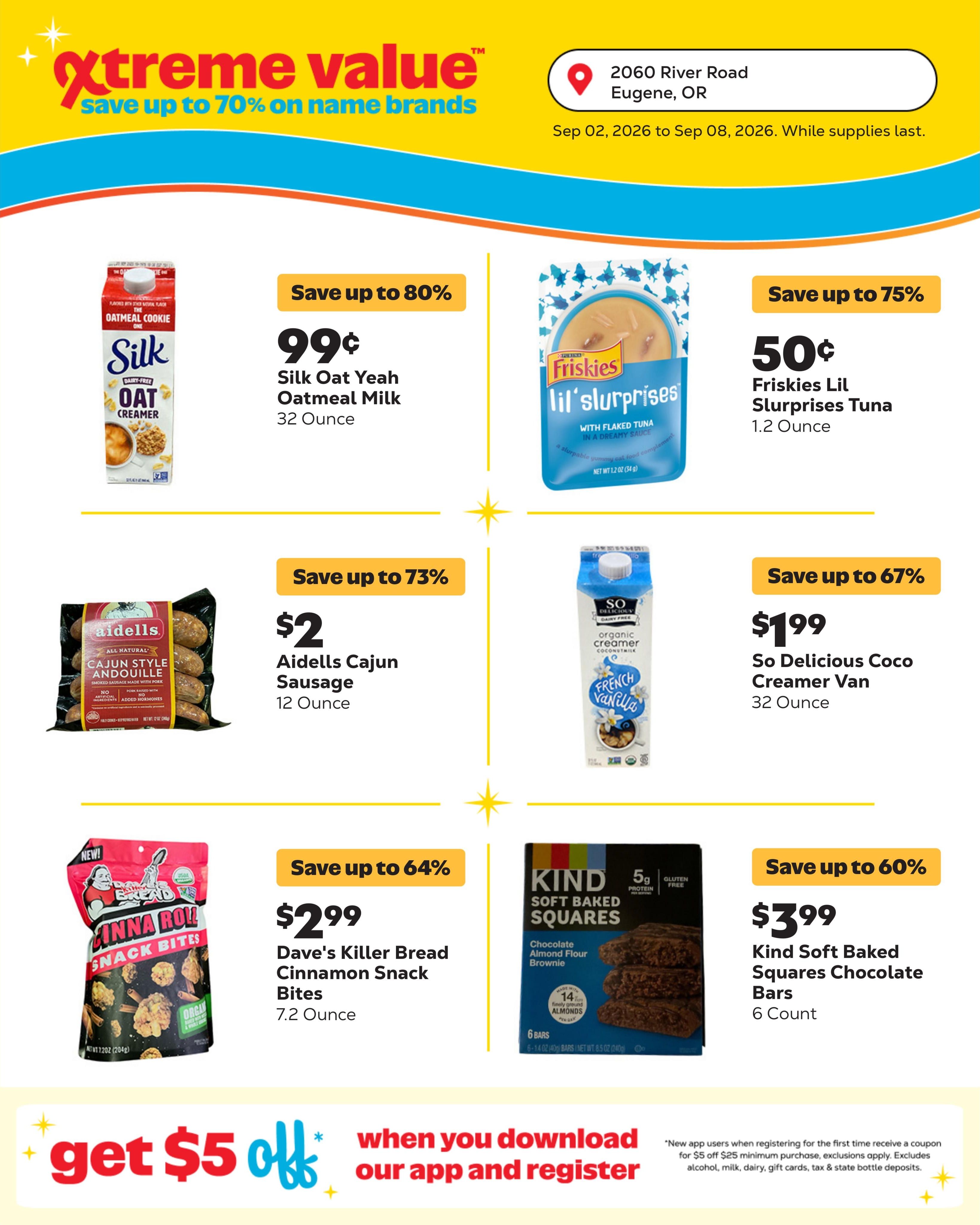 Grocery Outlet (Eugene Area, OR) Weekly Ad September 2 - 8, 2026