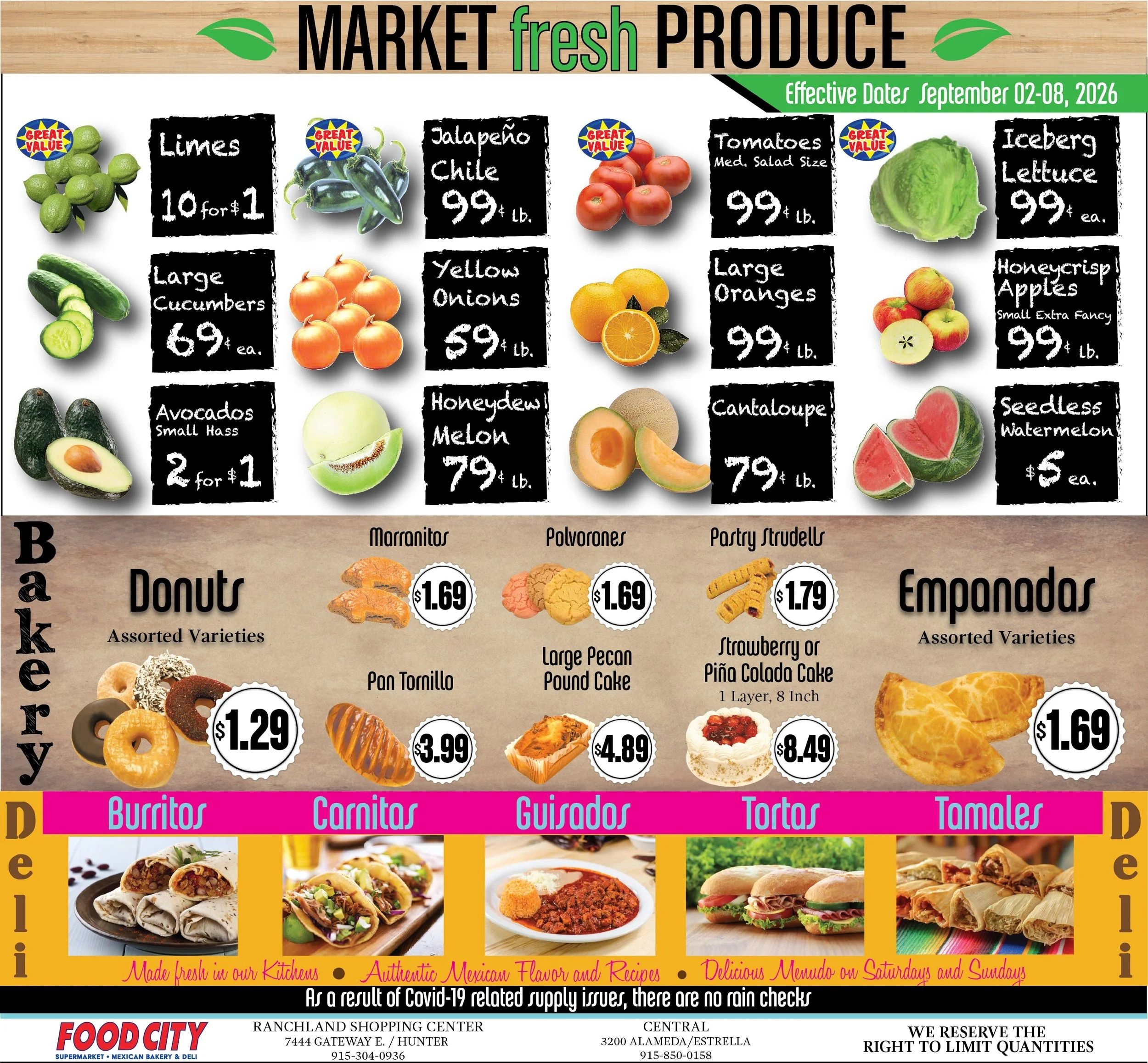 Food City El Paso Weekly Ad September 2 - 8, 2026