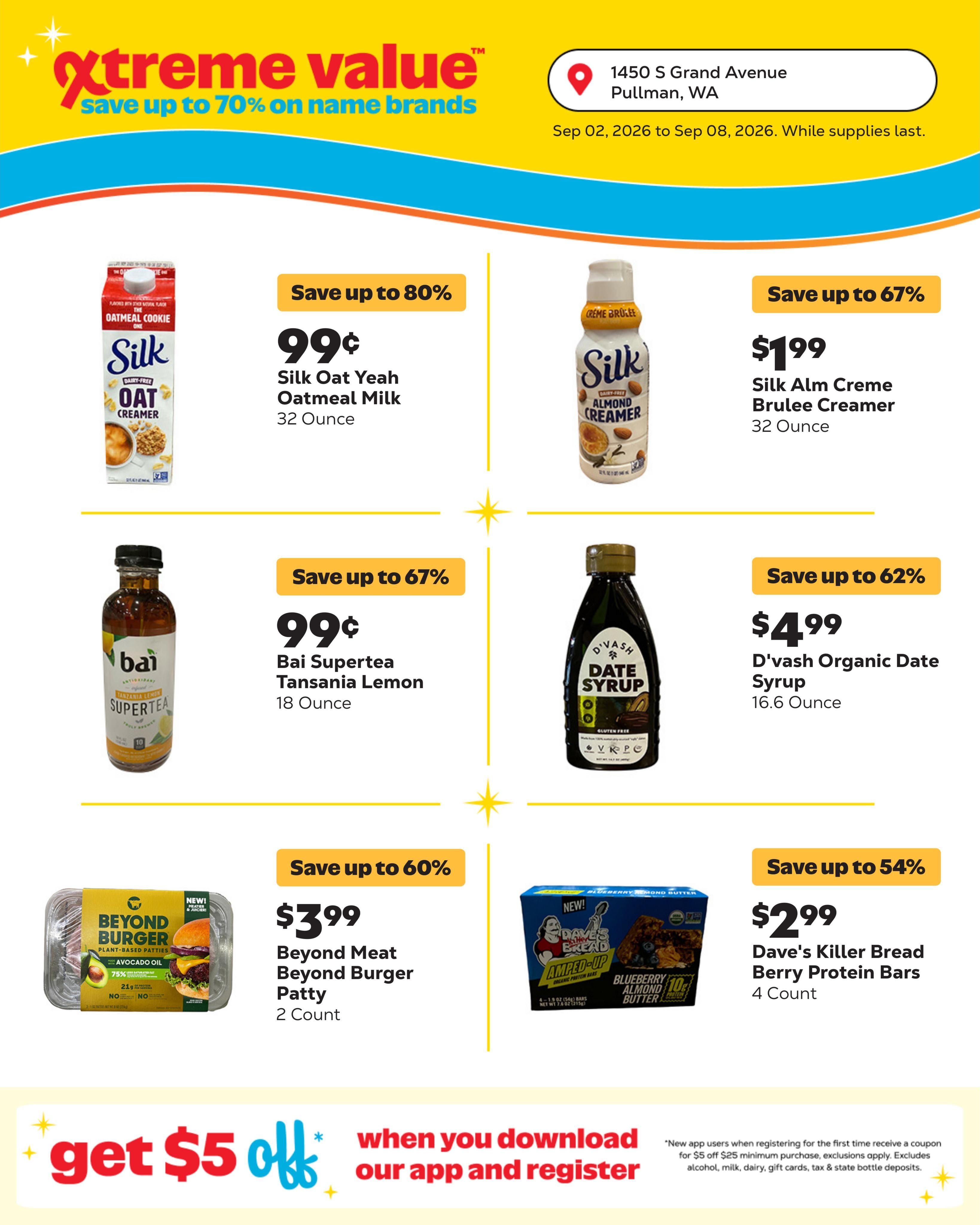 Grocery Outlet (Moscow Area, ID) Weekly Ad September 2 - 8, 2026