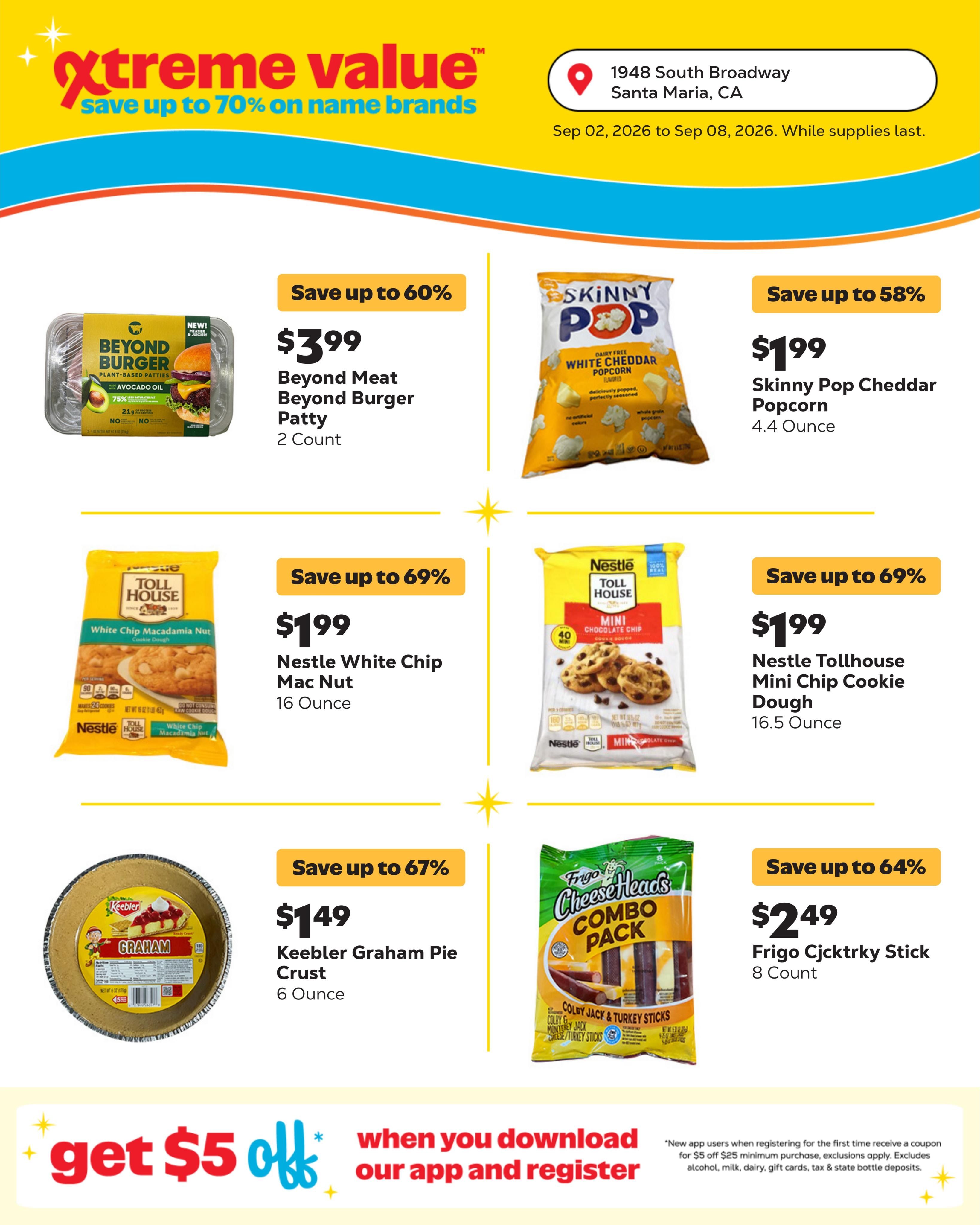 Grocery Outlet (Santa Maria Area, CA) Weekly Ad September 2 - 8, 2026