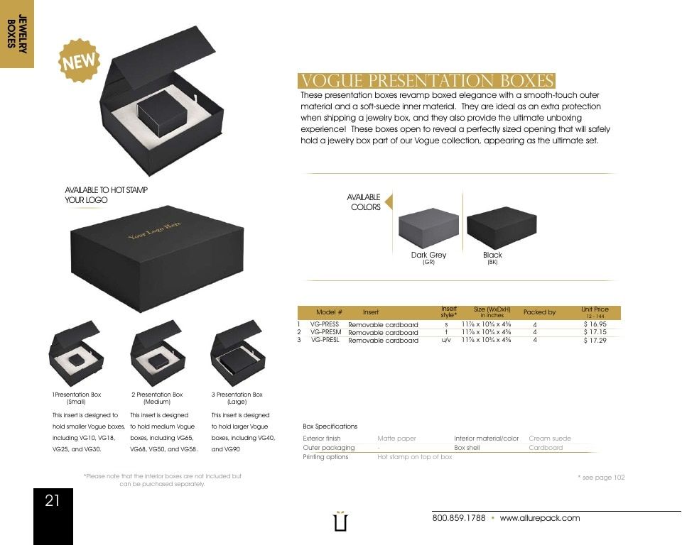 Allure Pack Packaging Catalog Weekly Ad January 1 - December 31, 2026