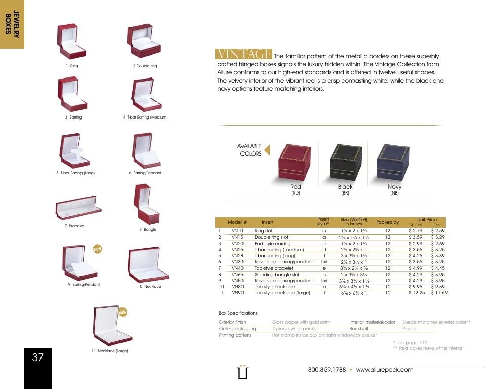 Allure Pack Packaging Catalog Weekly Ad January 1 - December 31, 2026
