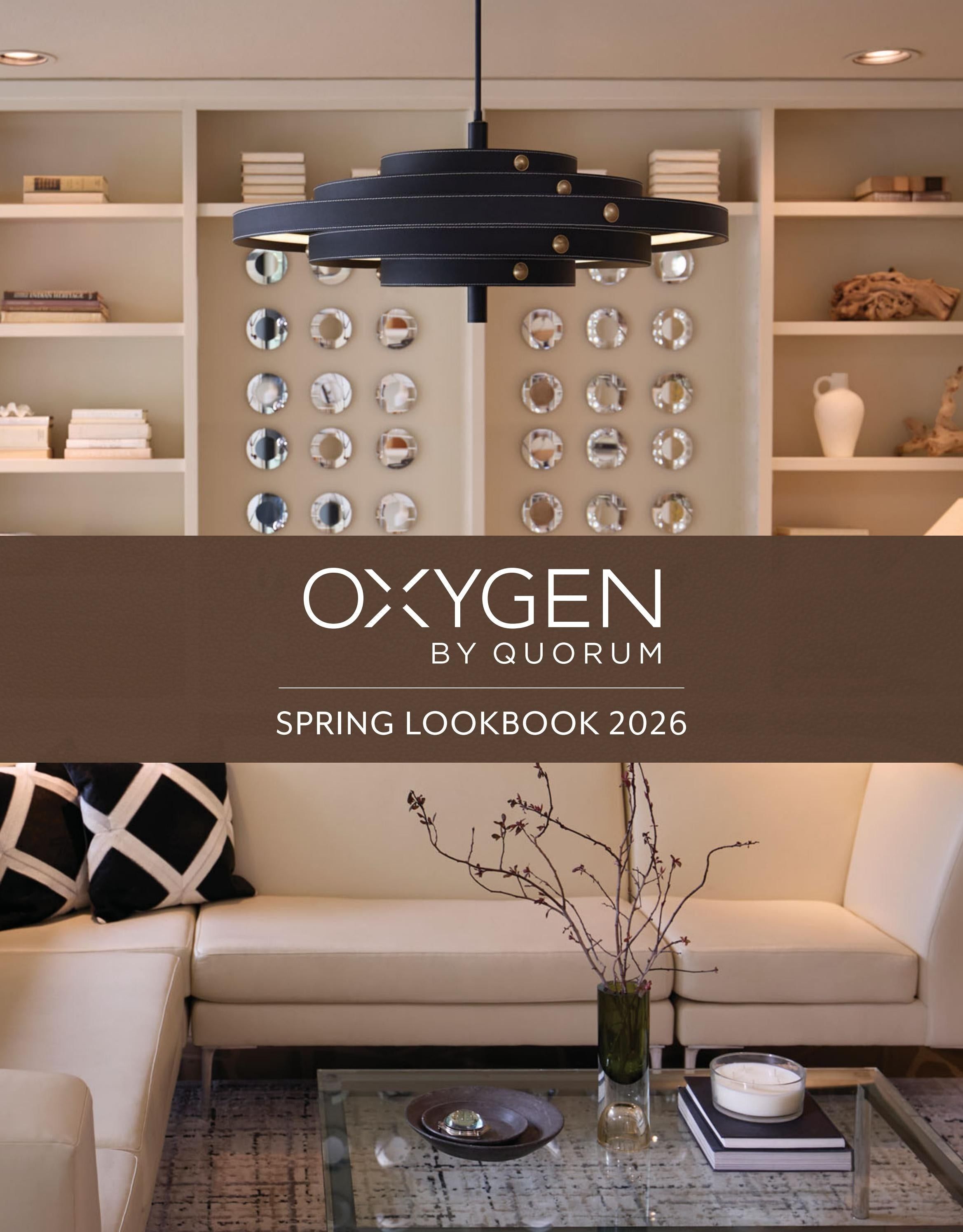 Oxygen by Quorum Spring Lighting Lookbook Weekly Ad January 1 - December 31, 2026