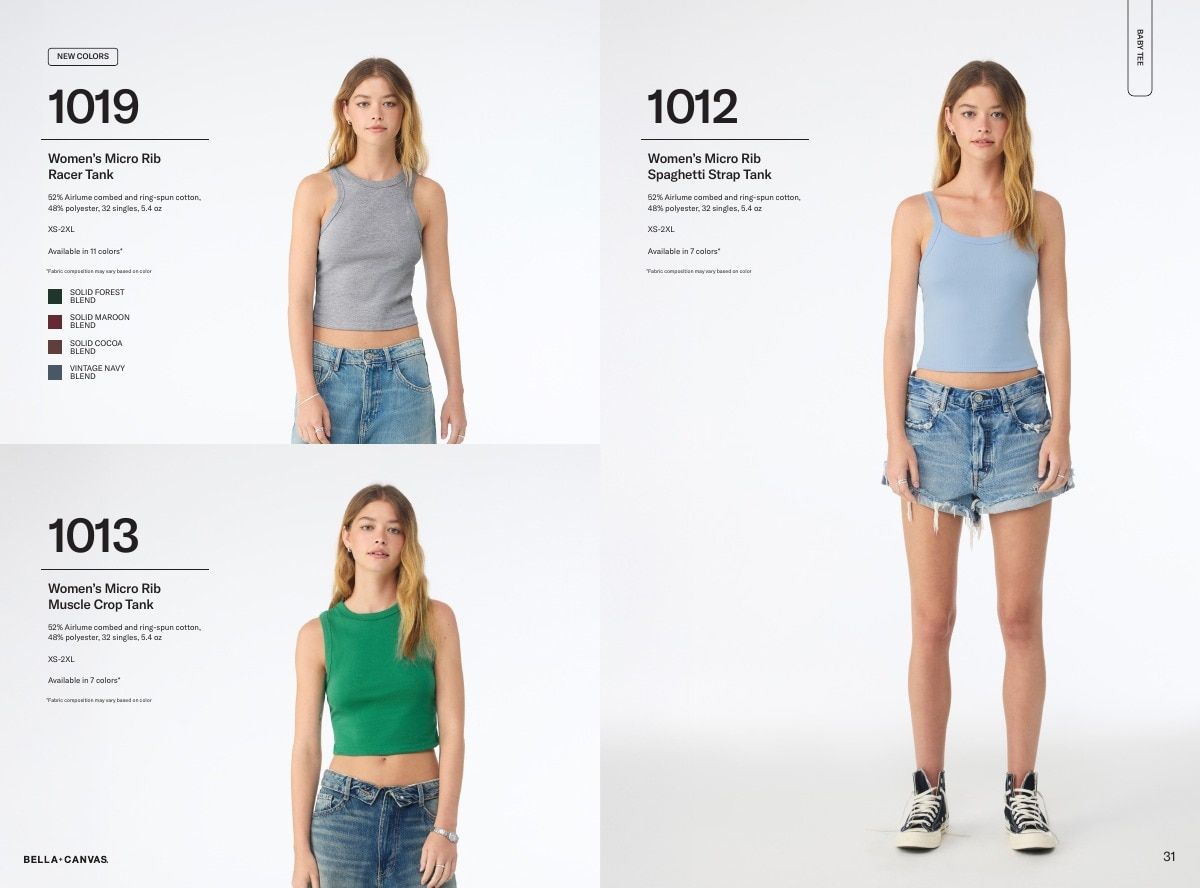 BELLA+CANVAS Apparel Catalog Weekly Ad January 1 - December 31, 2026