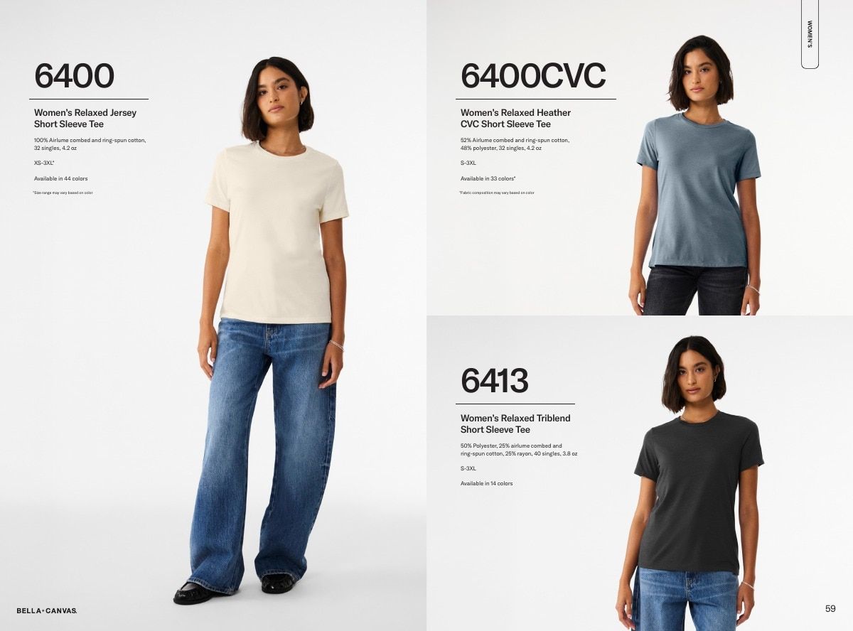BELLA+CANVAS Apparel Catalog Weekly Ad January 1 - December 31, 2026