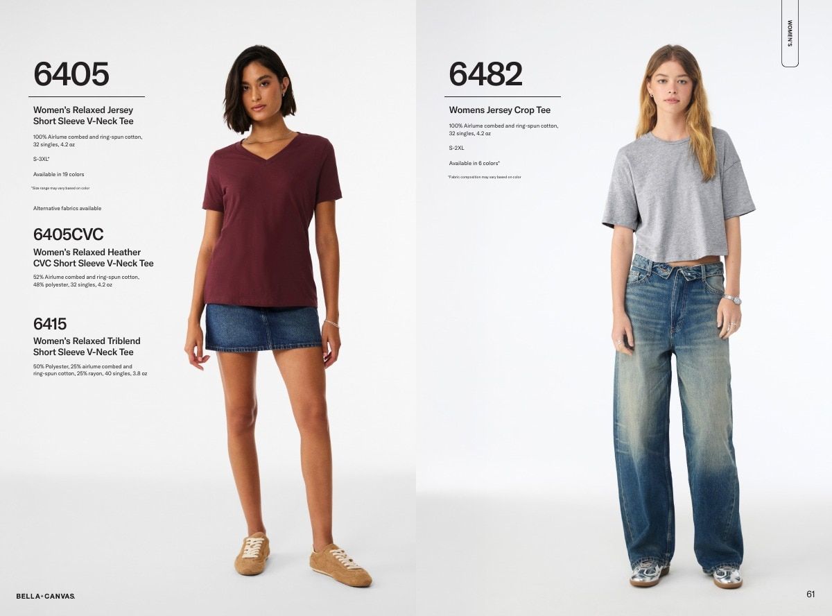 BELLA+CANVAS Apparel Catalog Weekly Ad January 1 - December 31, 2026